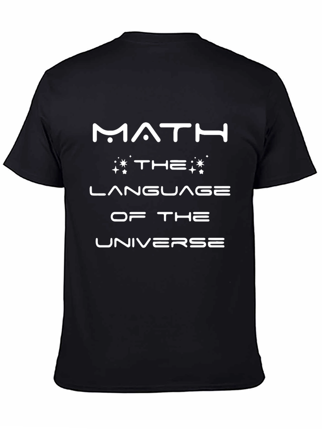 Black Math is the Language of the Universe Graphic T-Shirt view 4