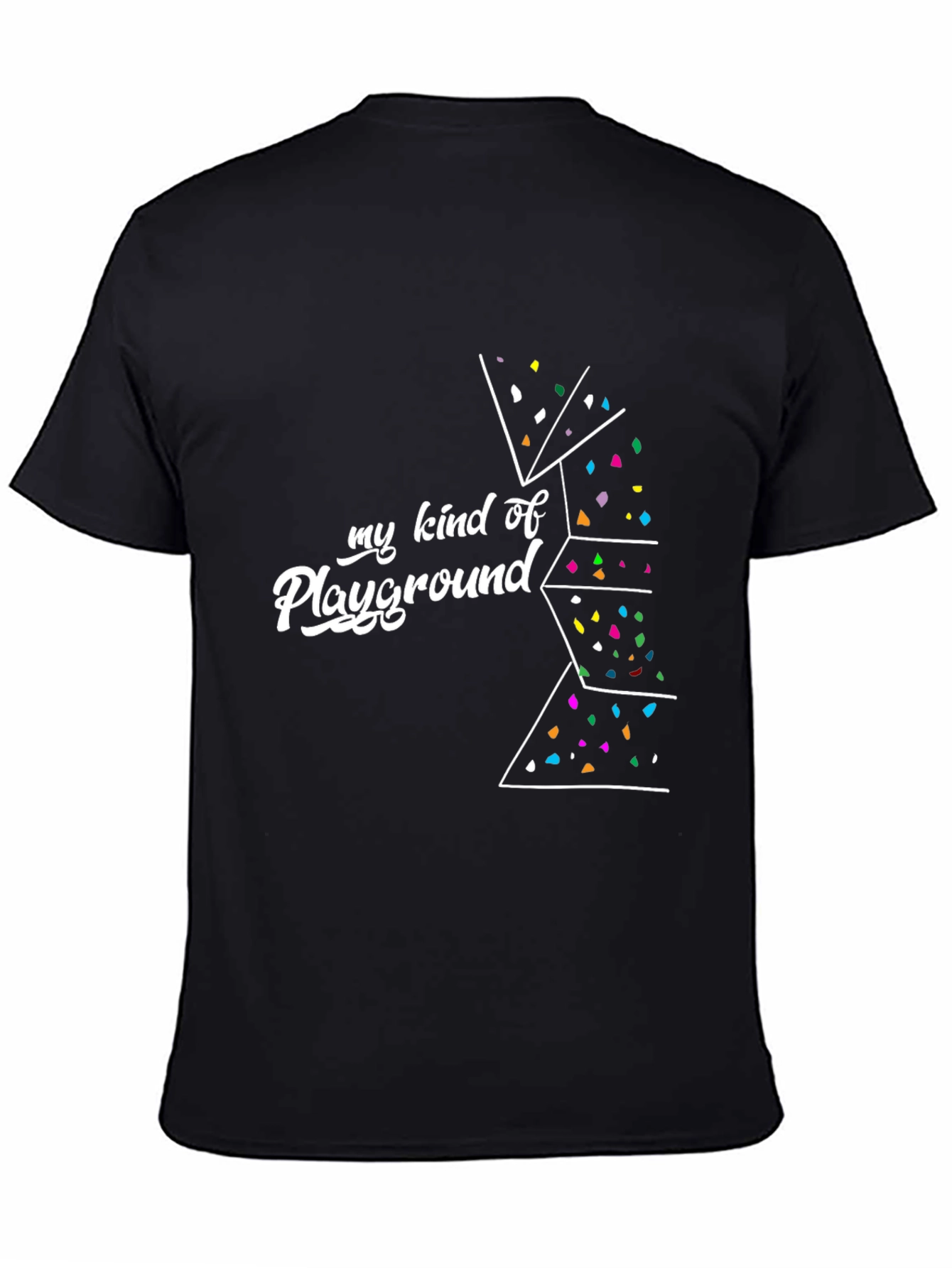 Black Climbing Playground T-Shirt view 4