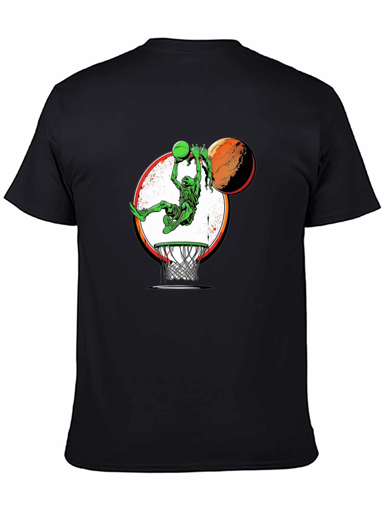 Alien Dunk Black T-Shirt - 4