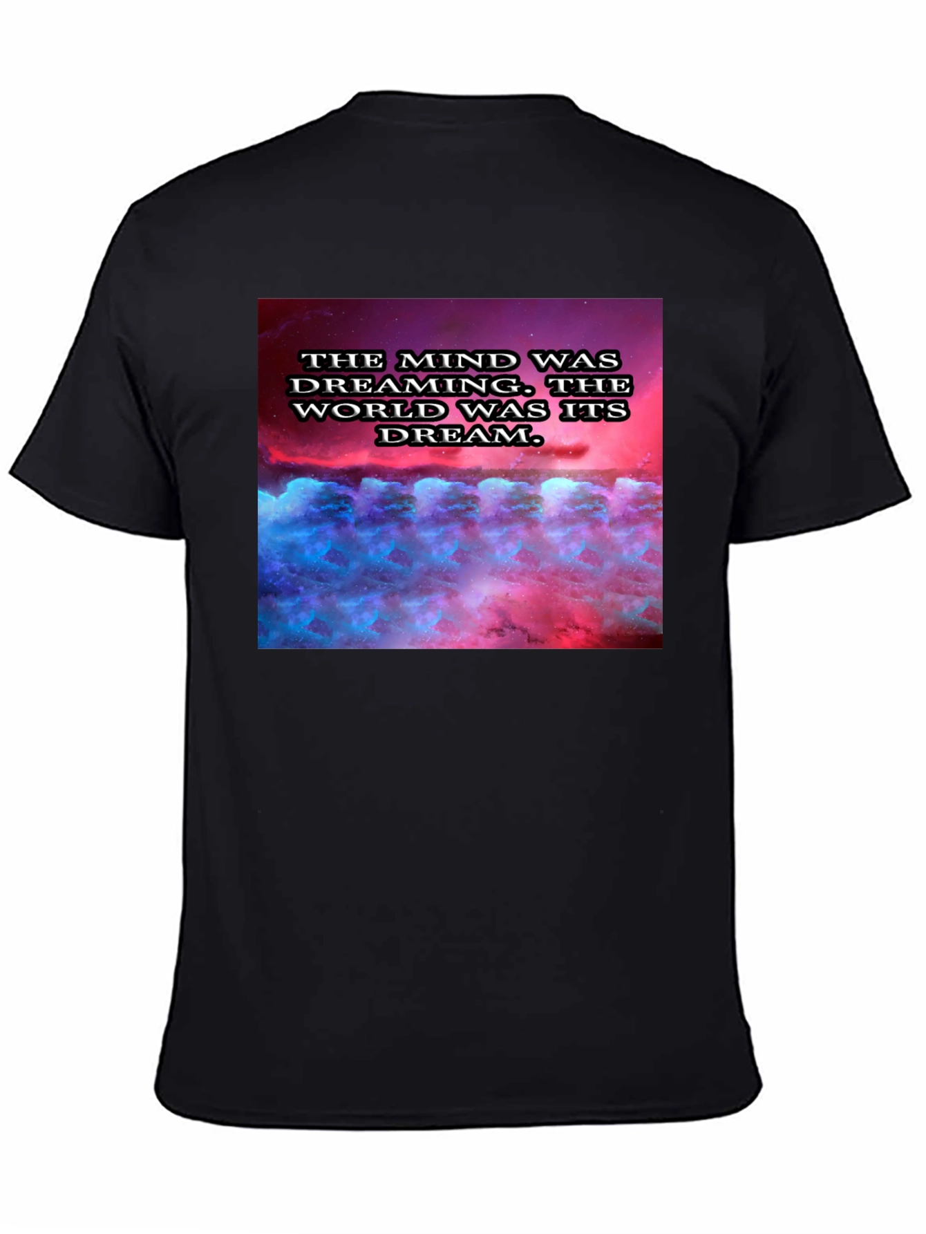 Black Mind Dreaming T-Shirt - Unique Graphic Tee view 4