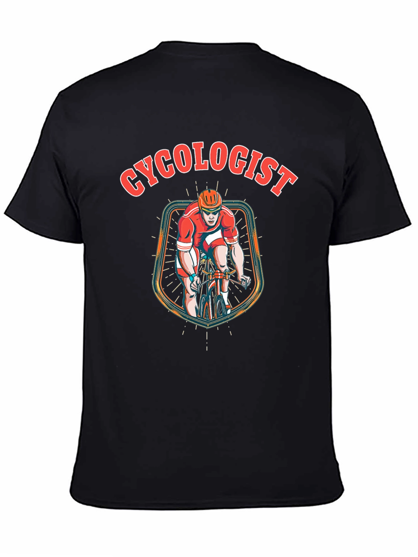Black Cycologist Cycling T-Shirt - Ride in Style! view 4