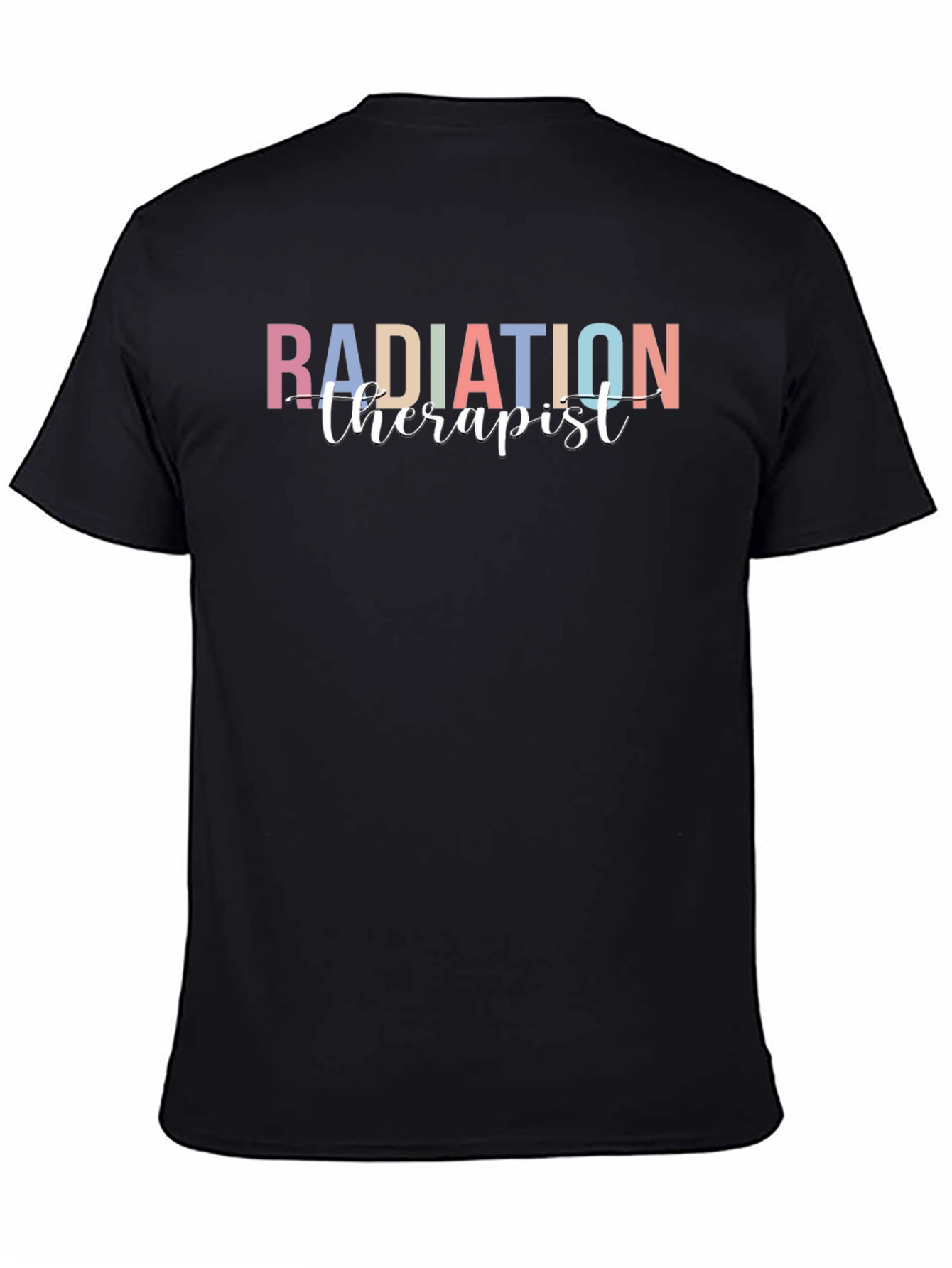 Black Radiation Therapist T-Shirt view 4