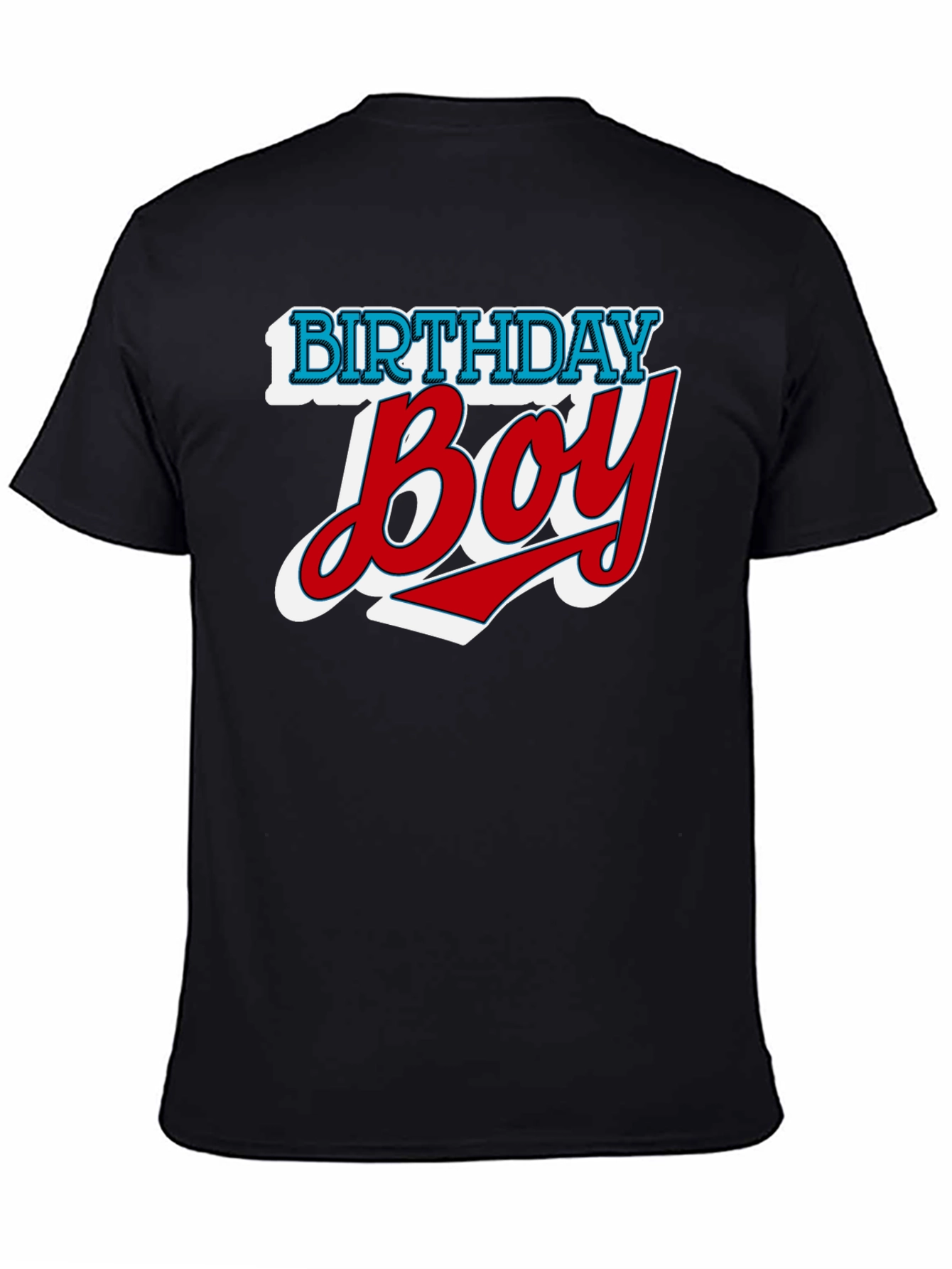 Black Birthday Boy Graphic T-Shirt view 4