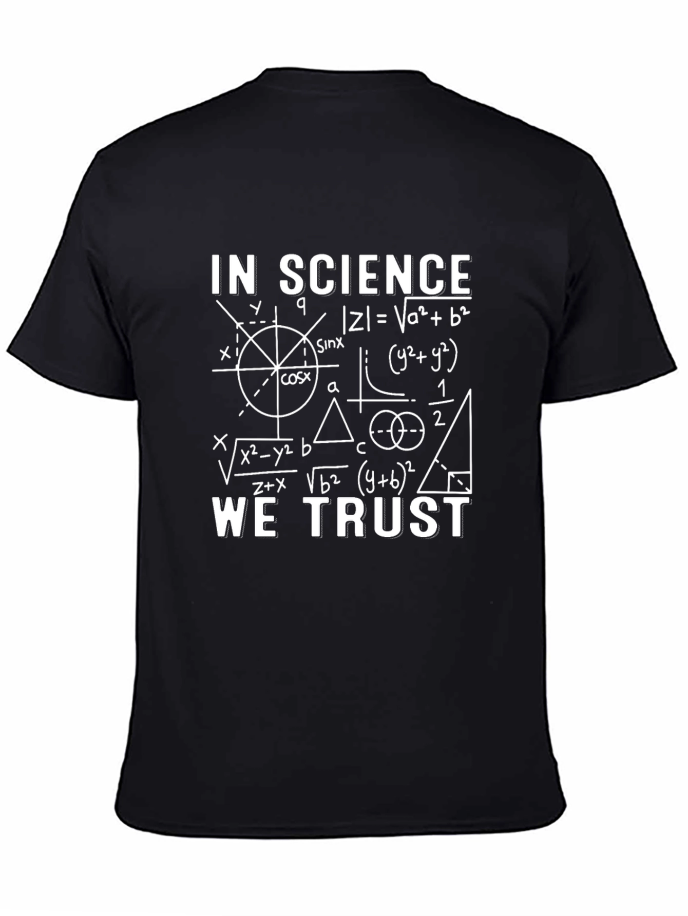 Black In Science We Trust T-Shirt view 4