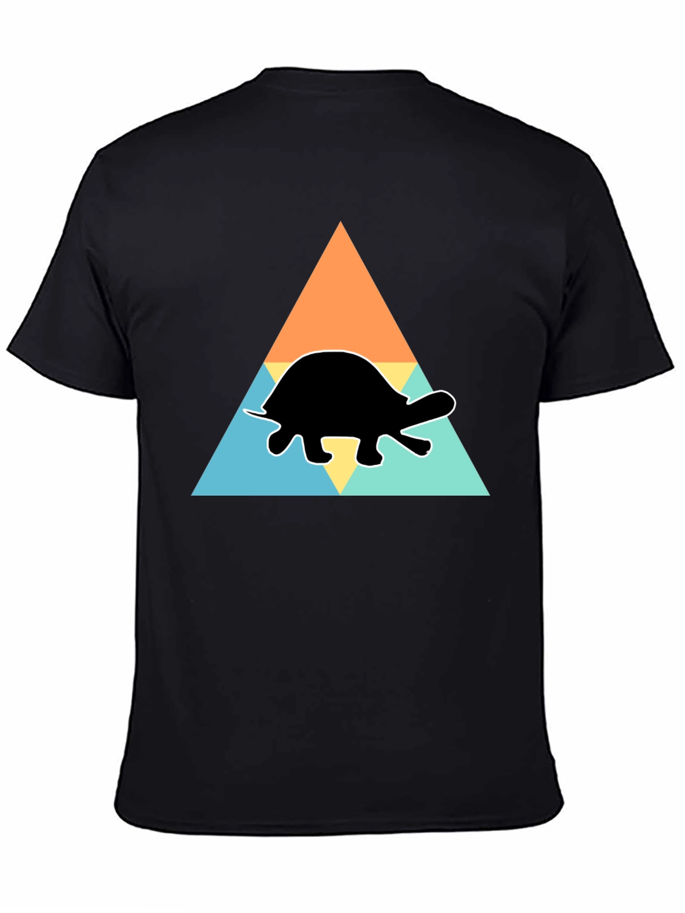 Black Turtle Graphic Tee: Retro Style Shirt view 4