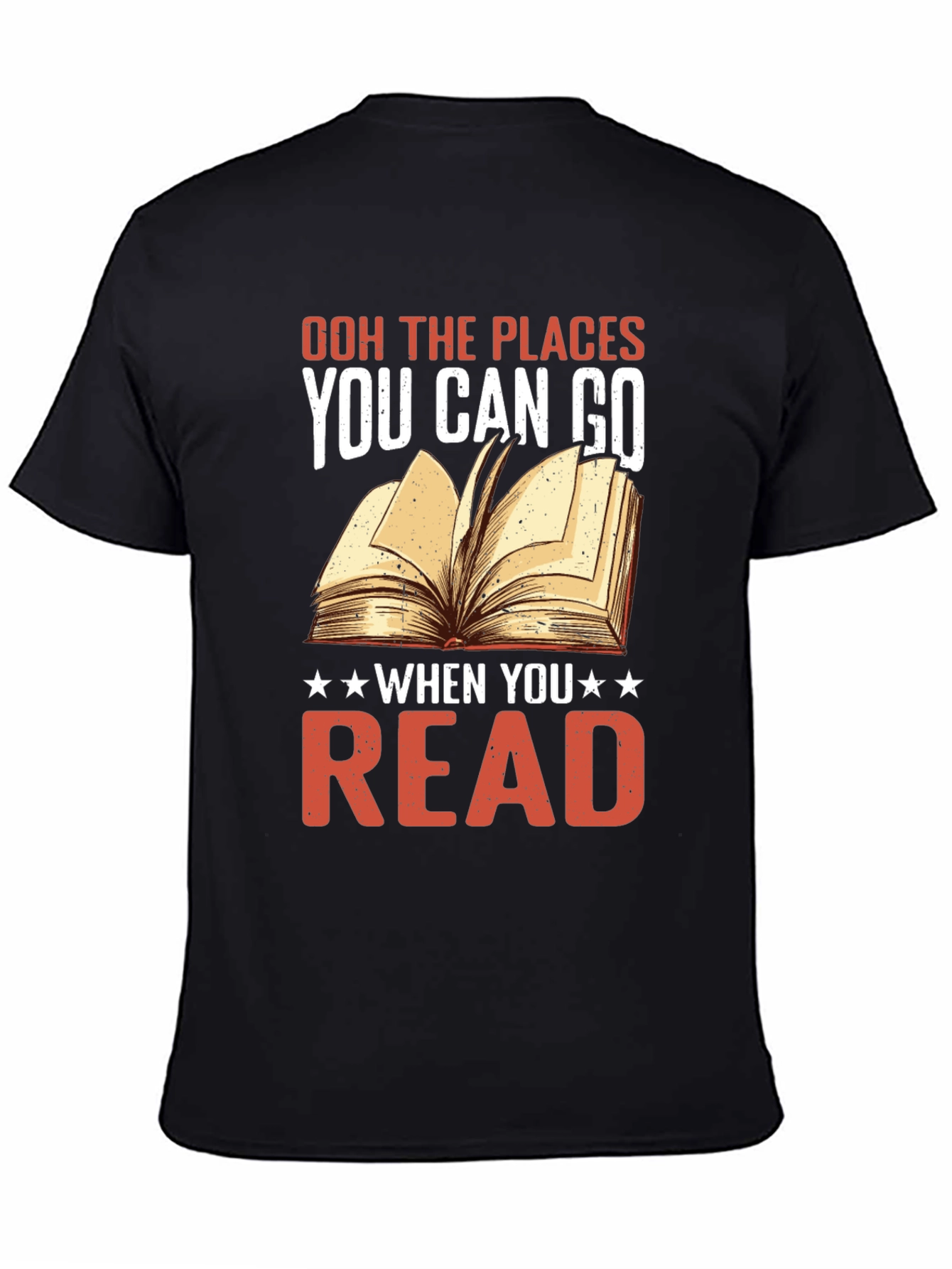 Black Book Lover T-Shirt - Places You Can Go view 4