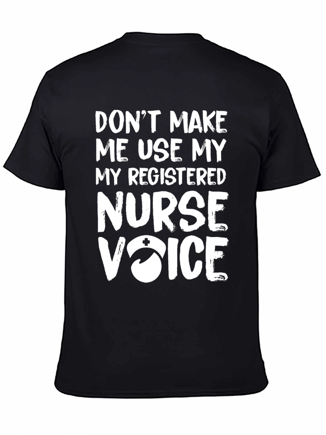 Black Registered Nurse Voice T-Shirt view 4