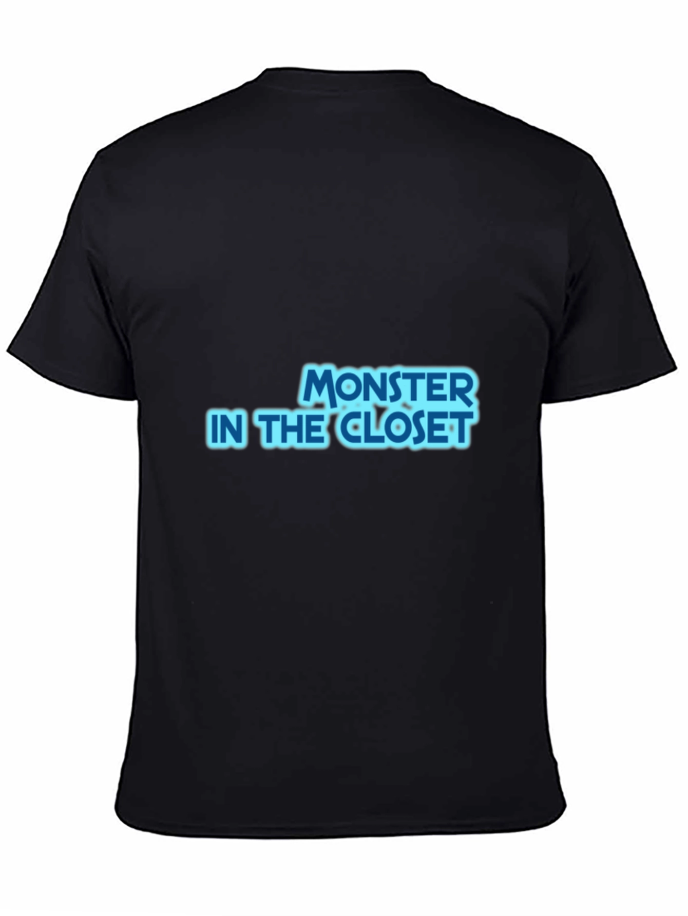 Black Monster in the Closet Black T-Shirt view 4