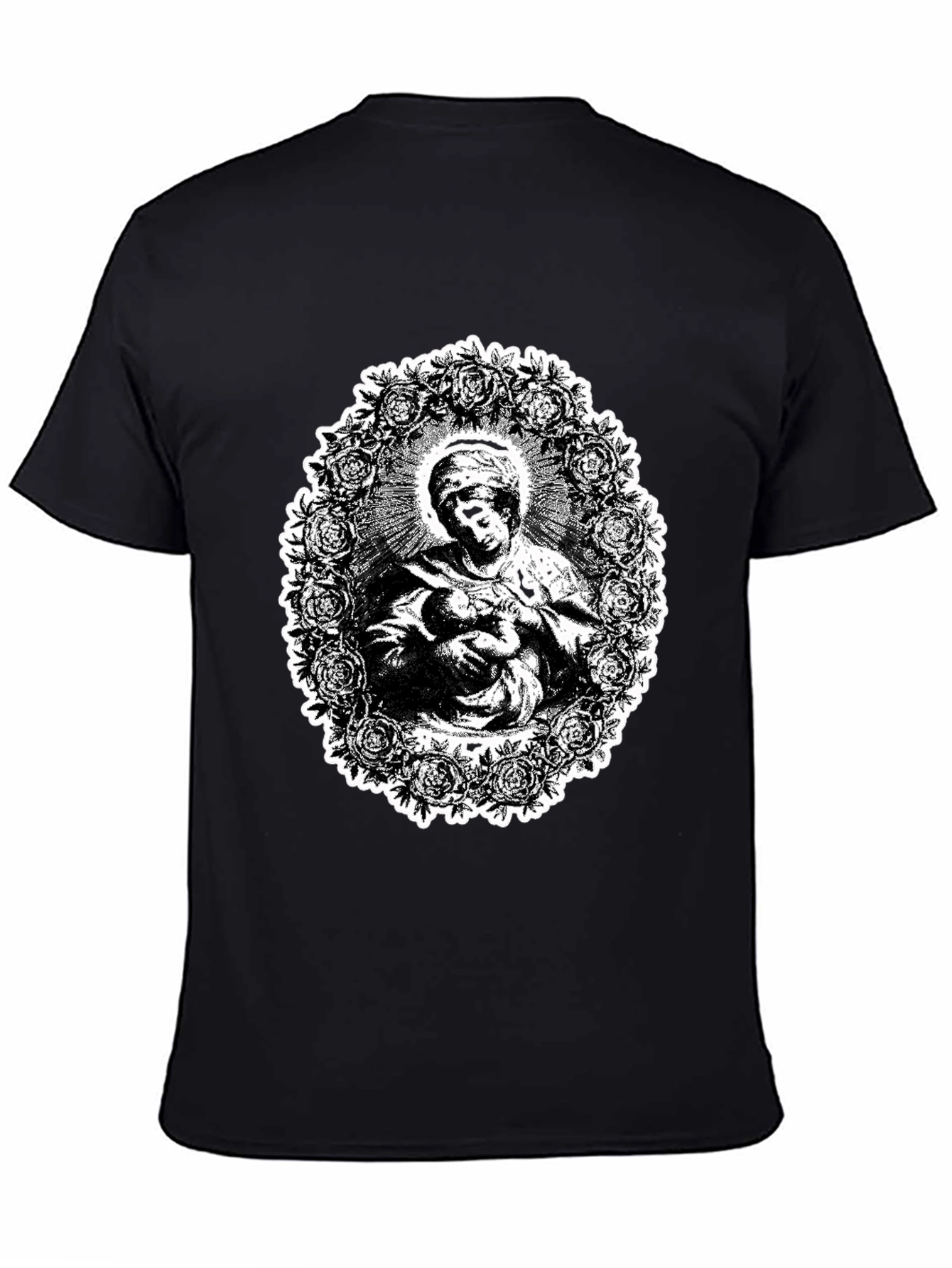 Black Madonna & Child Graphic Tee view 4