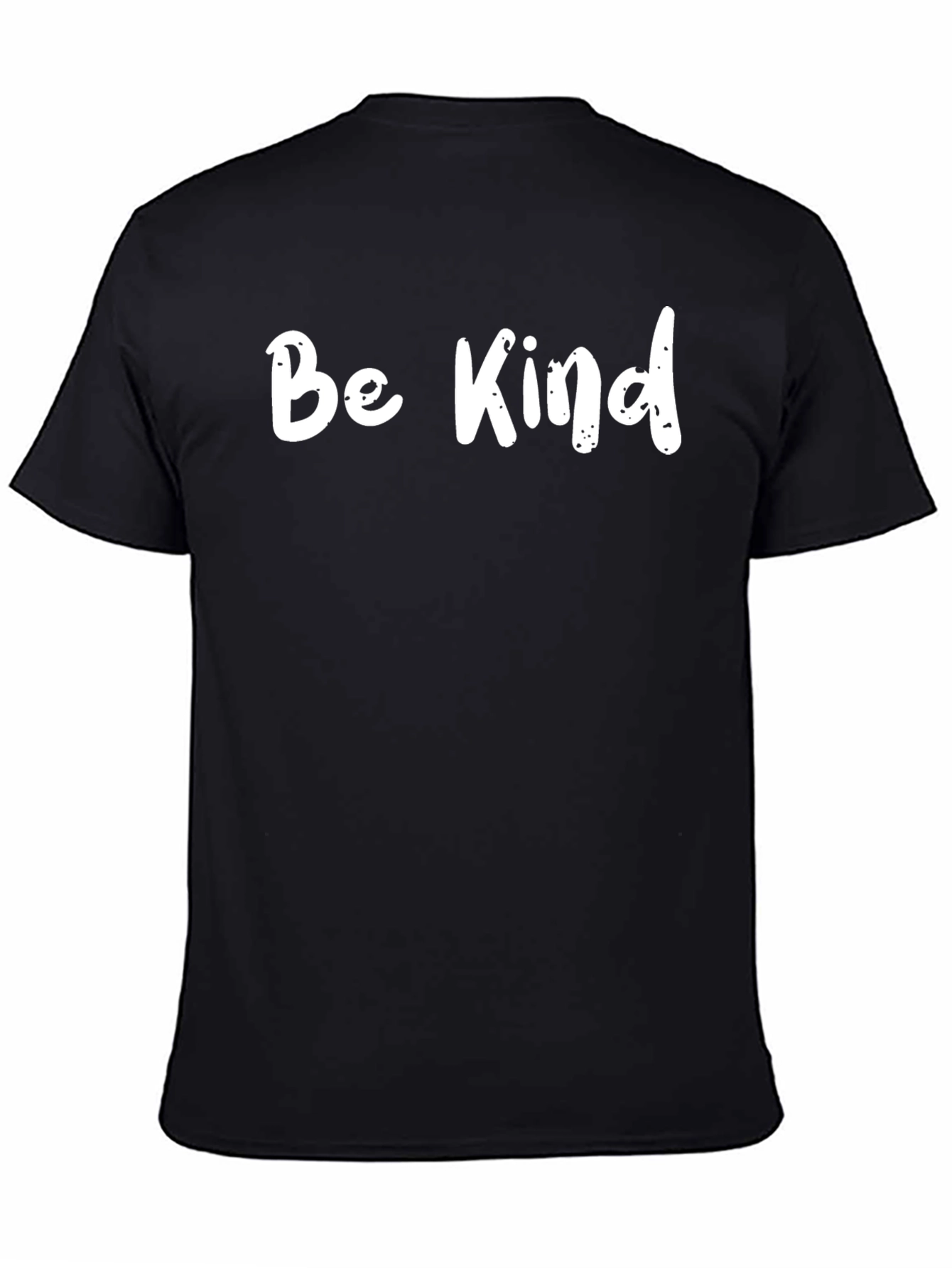 Black Be Kind Black T-Shirt, Inspirational Graphic Tee view 4