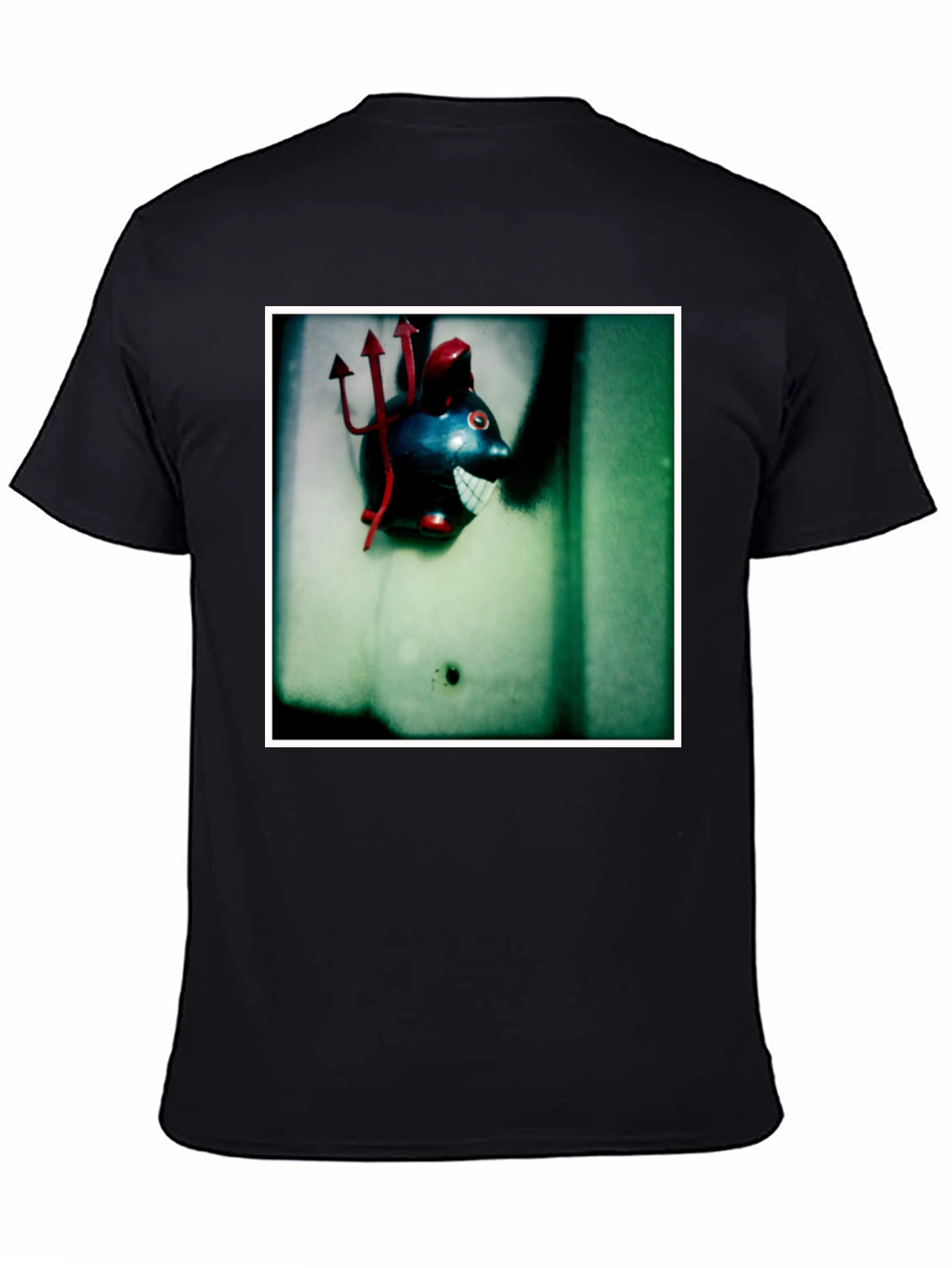 Black Devil Pig T-Shirt view 4