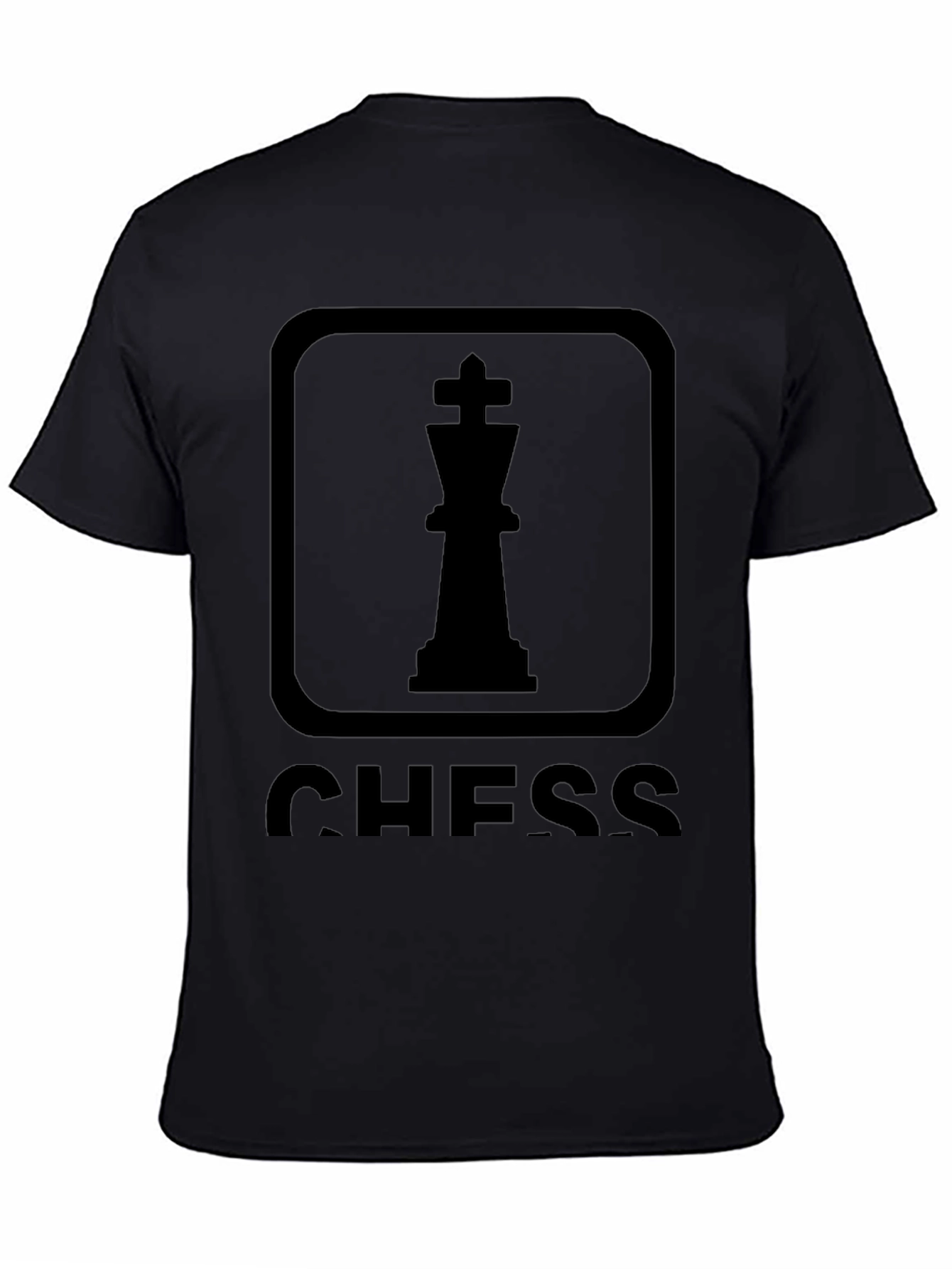 Black Chess King Graphic T-Shirt - Black view 4