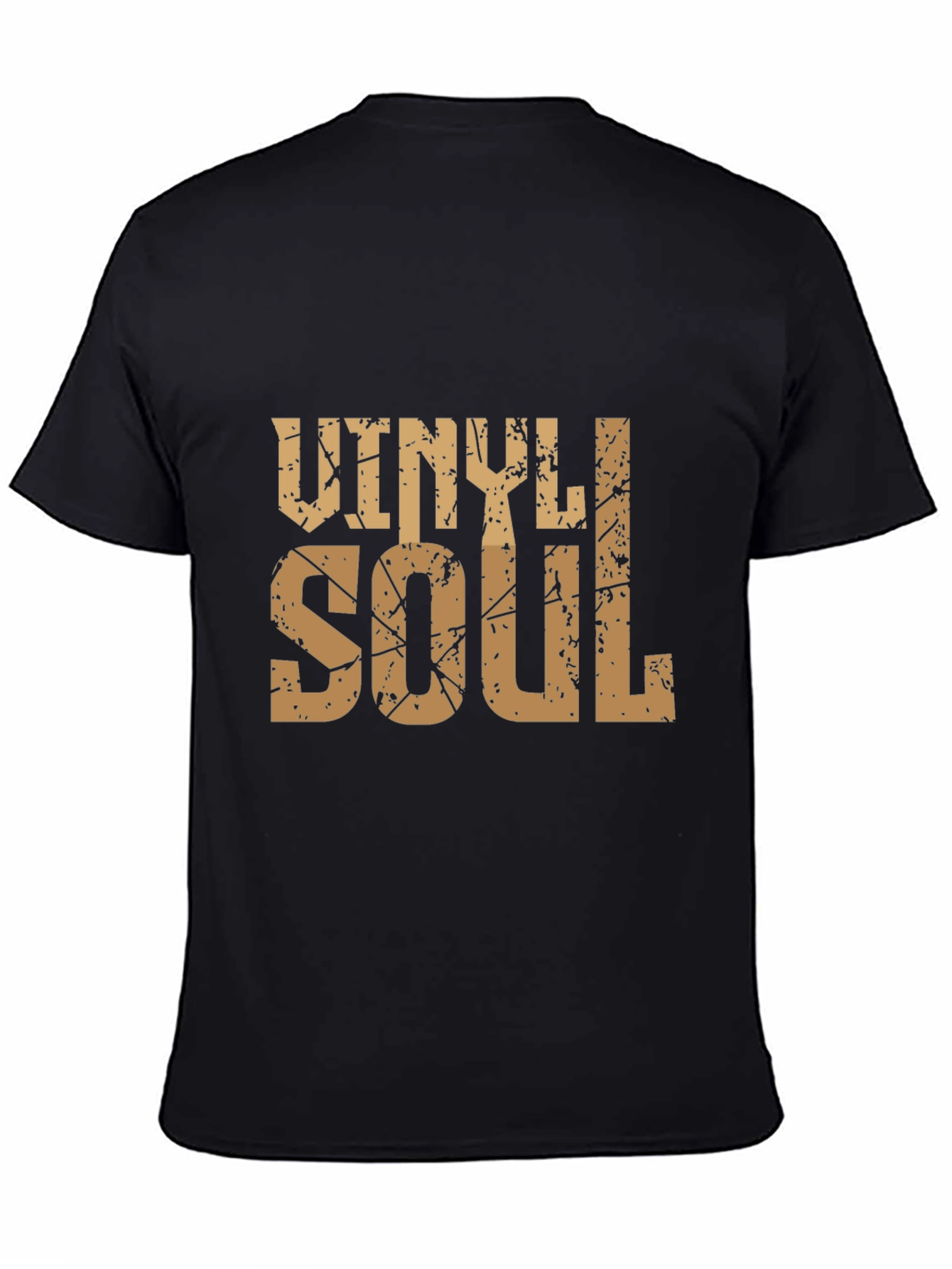 Black Vinyl Soul Black Graphic Tee view 4