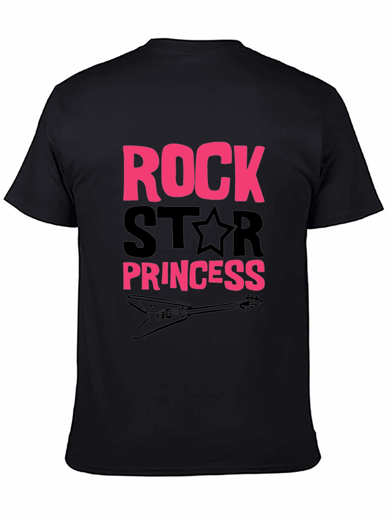 Black Rock Star Princess Graphic T-Shirt view 4