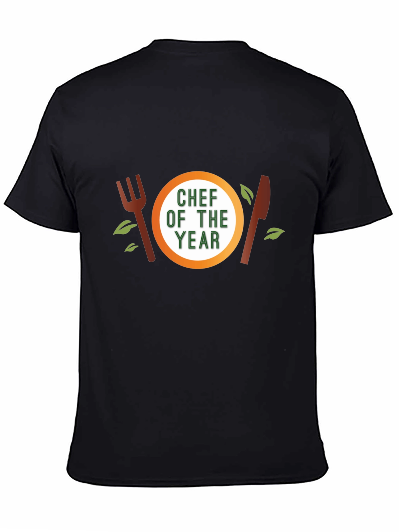 Chef of the Year Black T-Shirt - 4