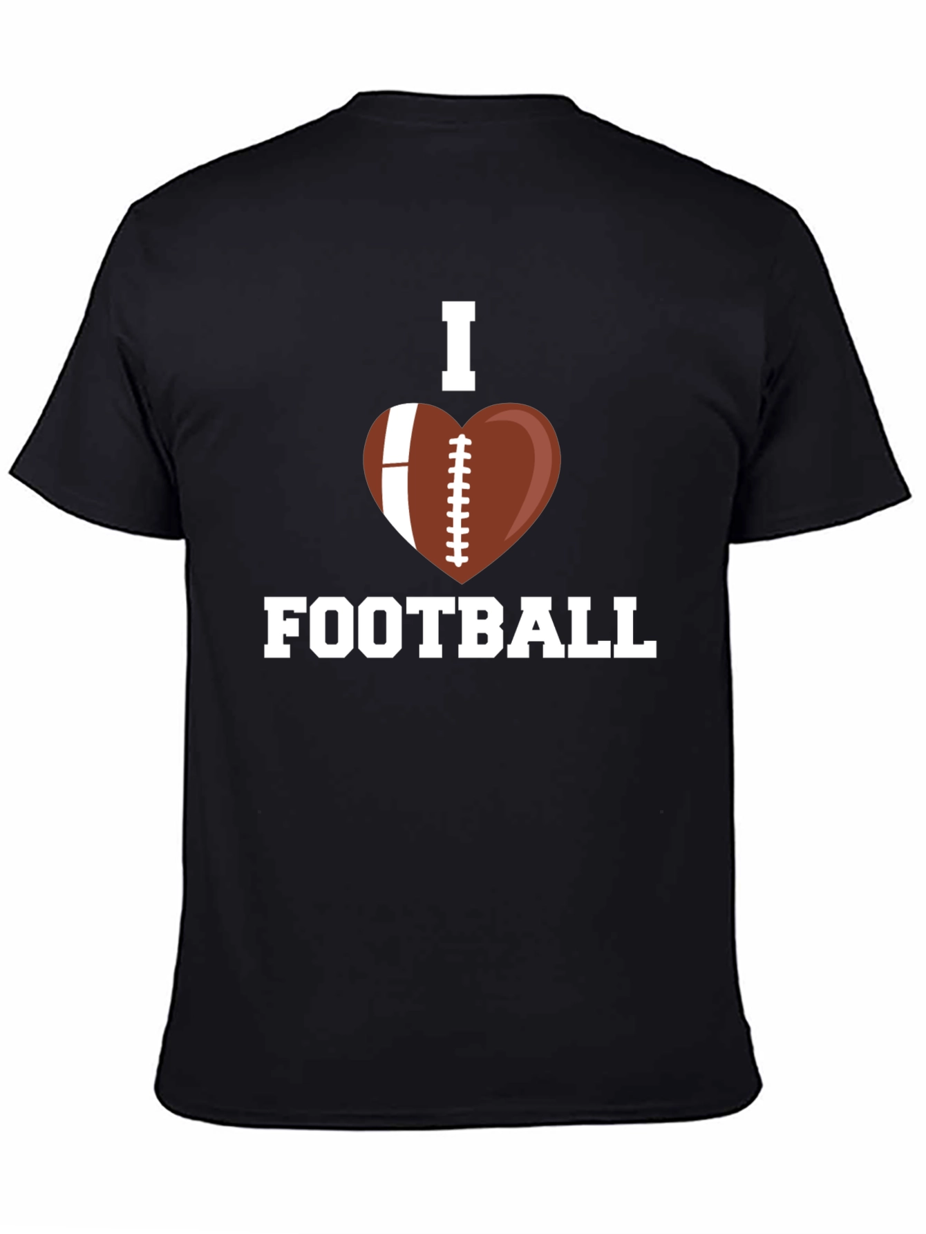 I Heart Football Graphic T-Shirt - 4