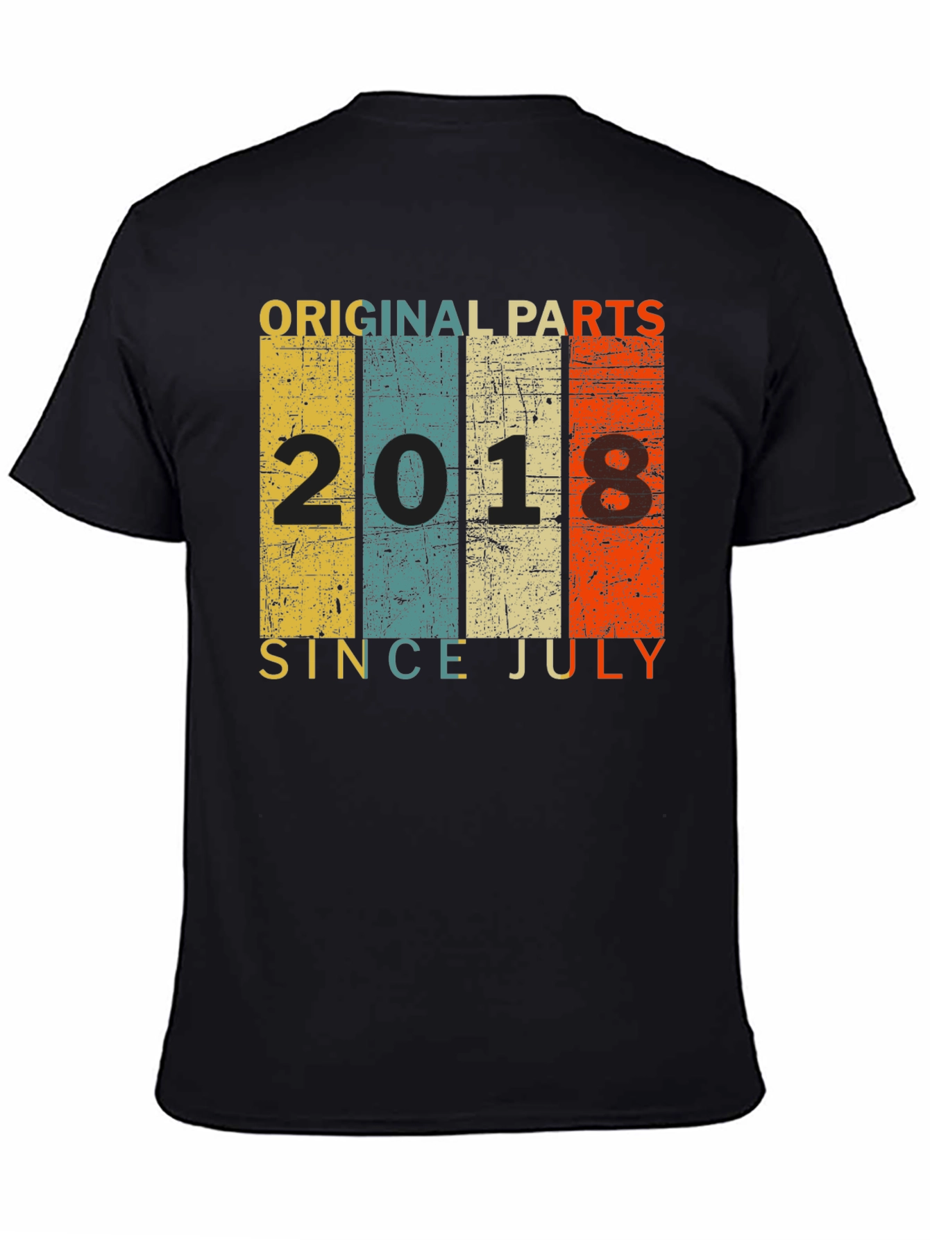 Black Original Parts 2018 Since July T-Shirt view 4