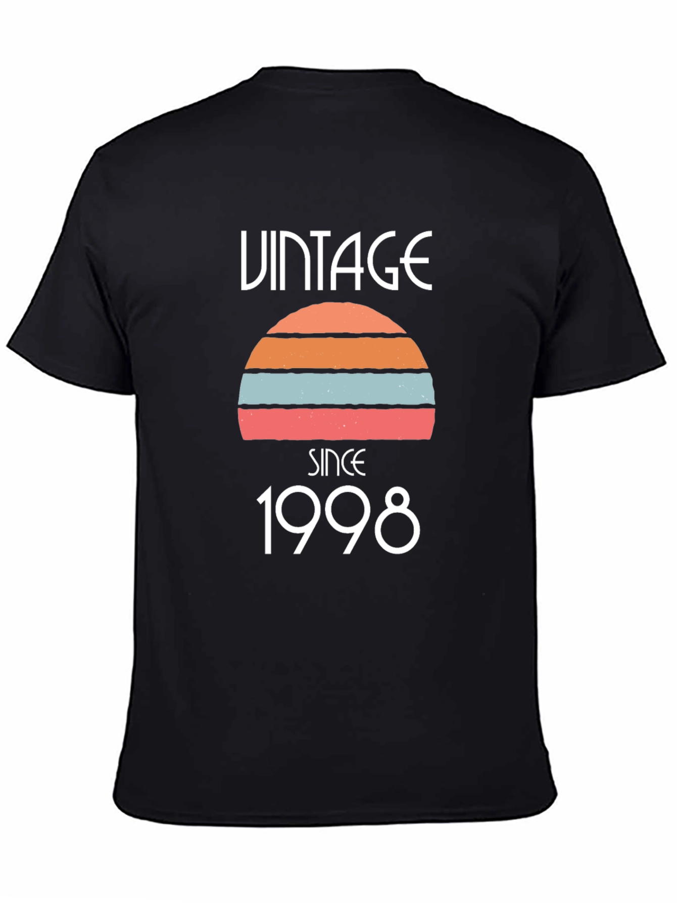 Black Vintage Since 1998 Graphic Tee view 4