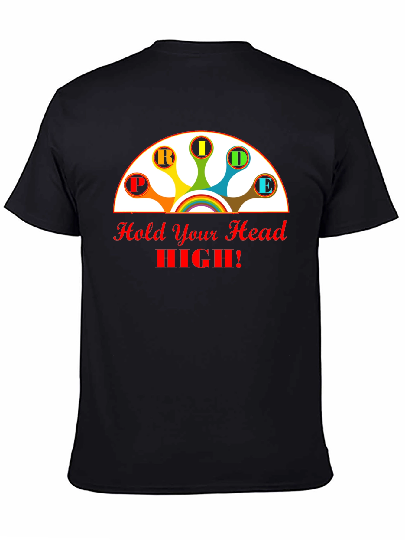 Black Pride T-Shirt - Hold Your Head High! view 4