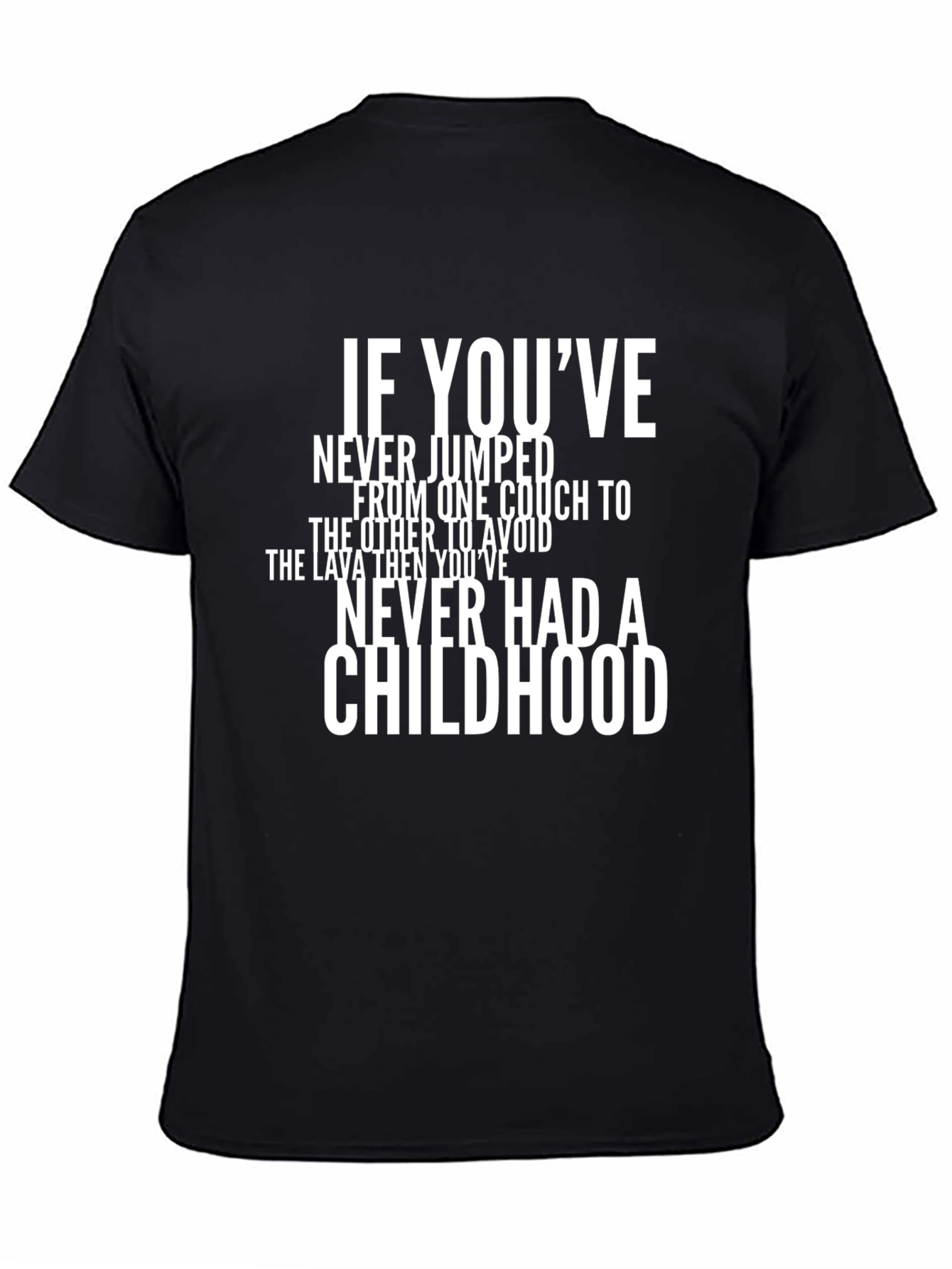 Black Never Had a Childhood Novelty T-Shirt view 4