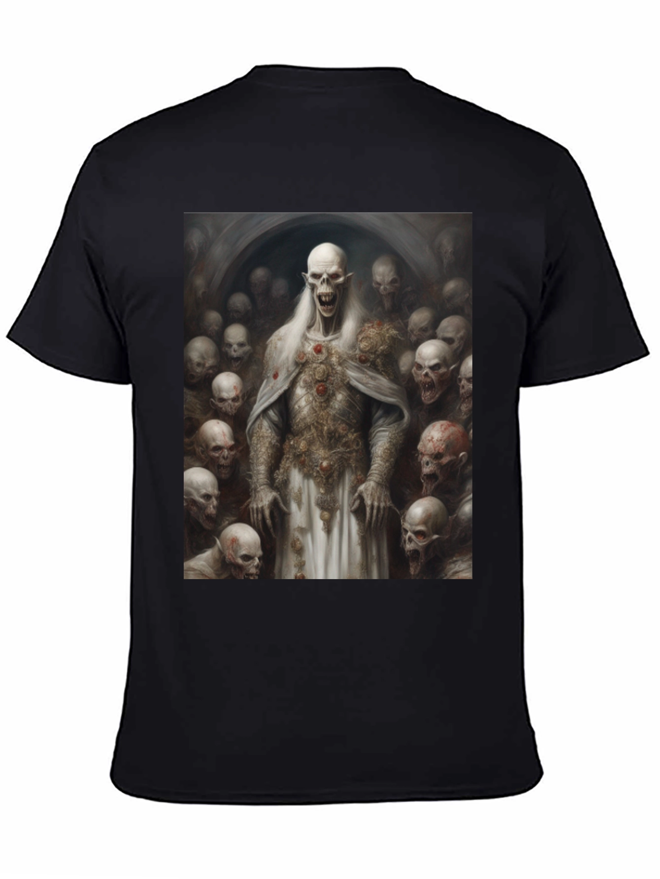 Black Undead King T-Shirt view 4