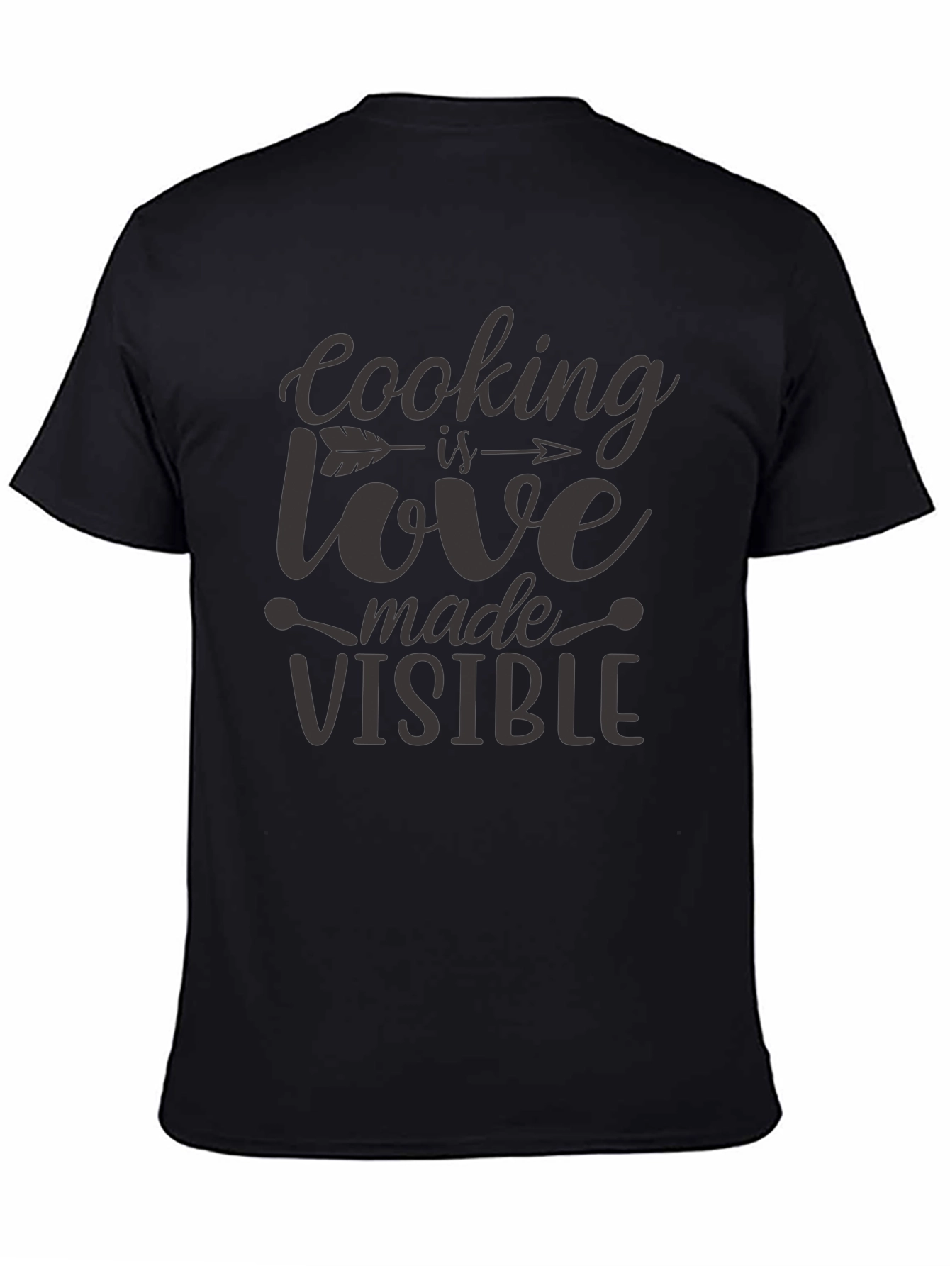Black Cooking is Love Made Visible Black T-Shirt view 4
