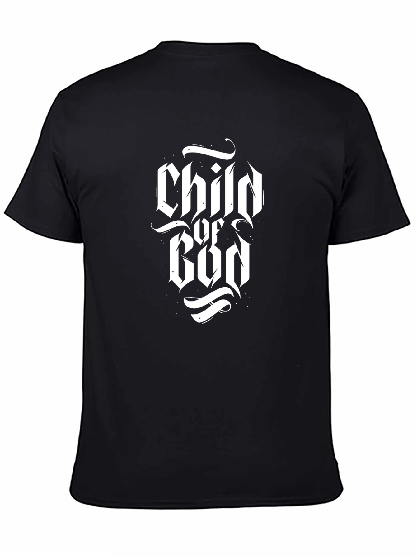 Black Child of God Graphic T-Shirt Black view 4