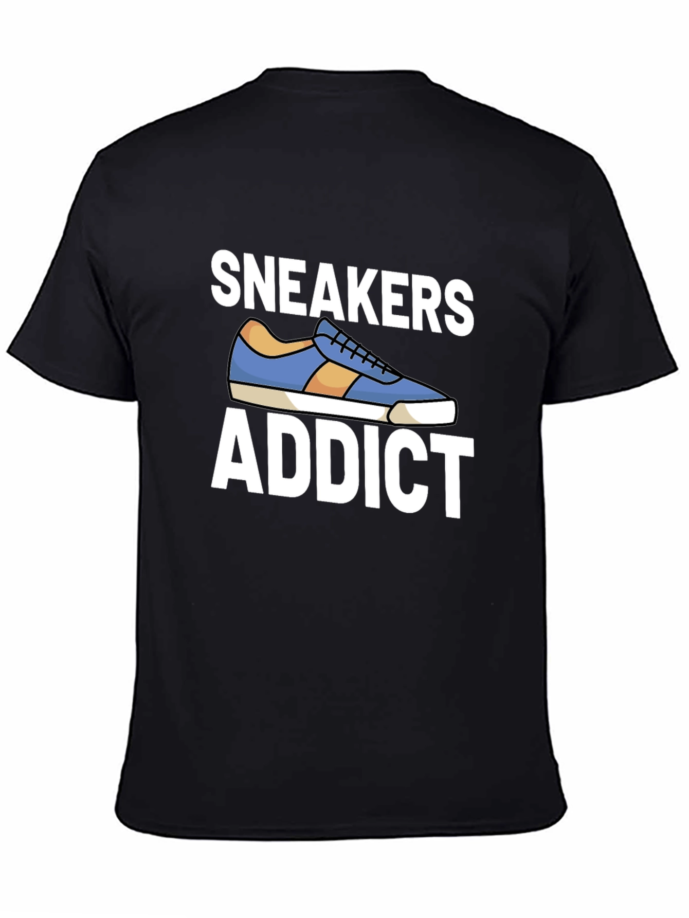 Black Sneakers Addict Graphic T-Shirt view 4
