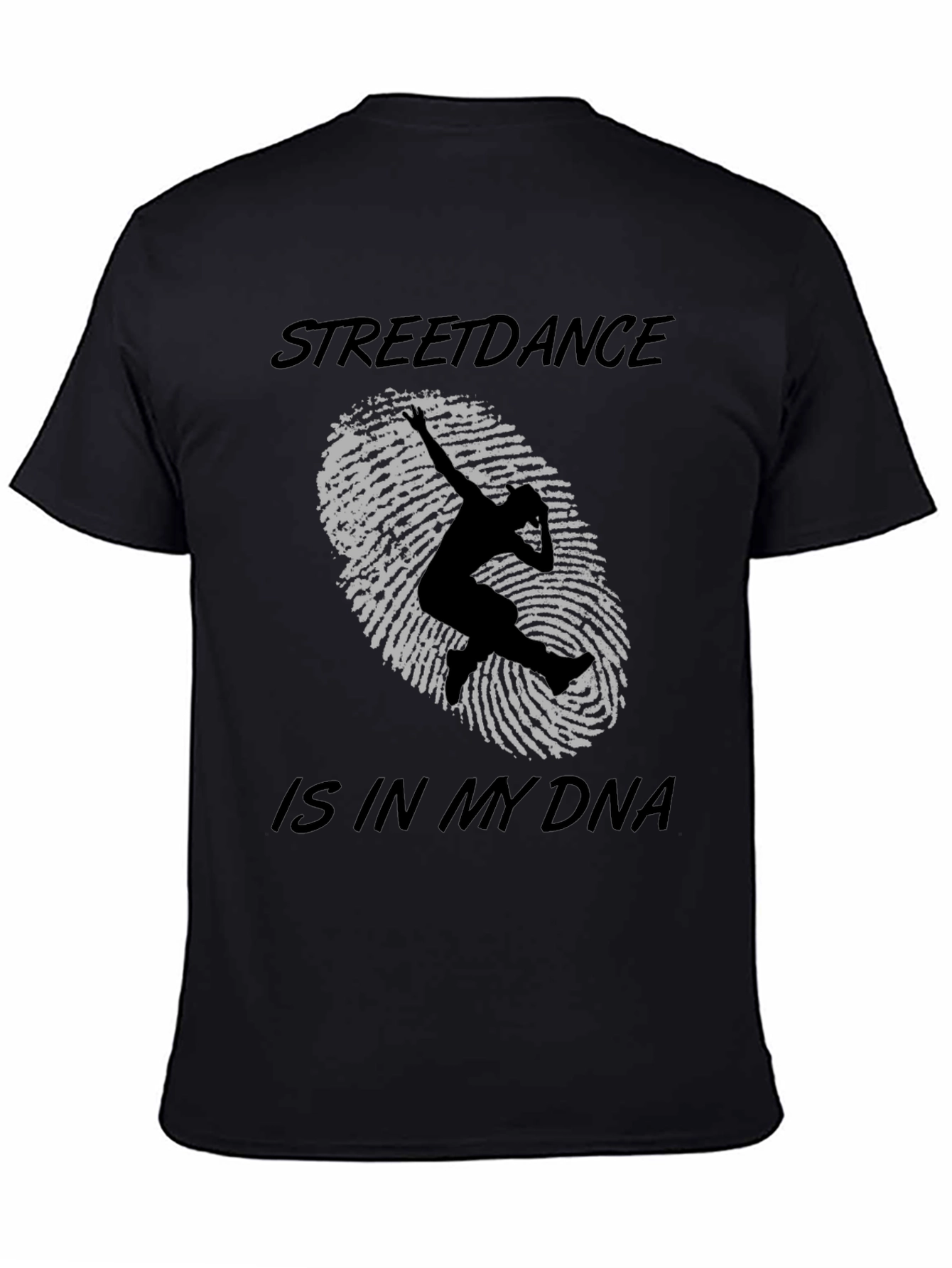 Black Streetdance DNA Graphic T-Shirt view 4