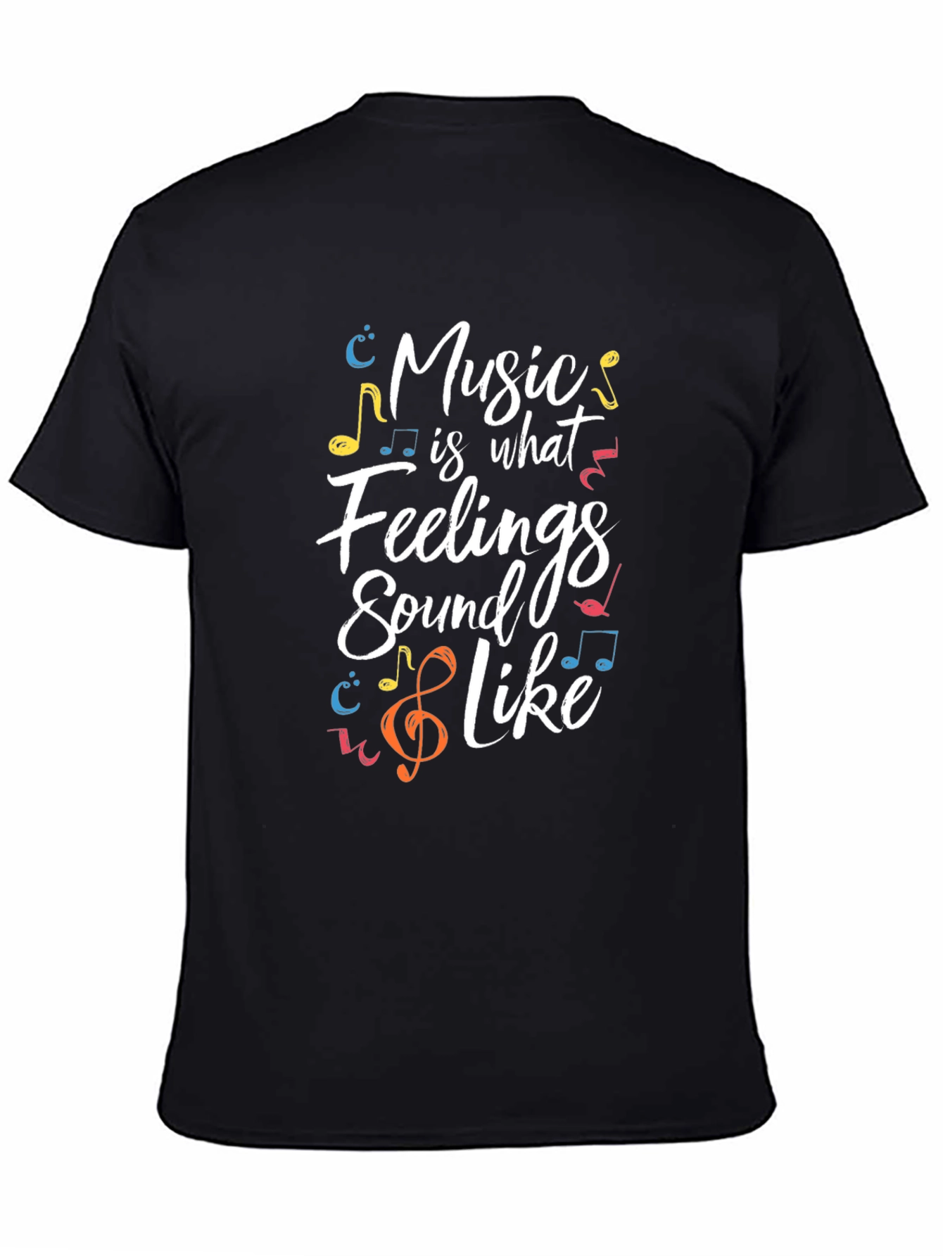 Black Music is What Feelings Sound Like T-Shirt view 4
