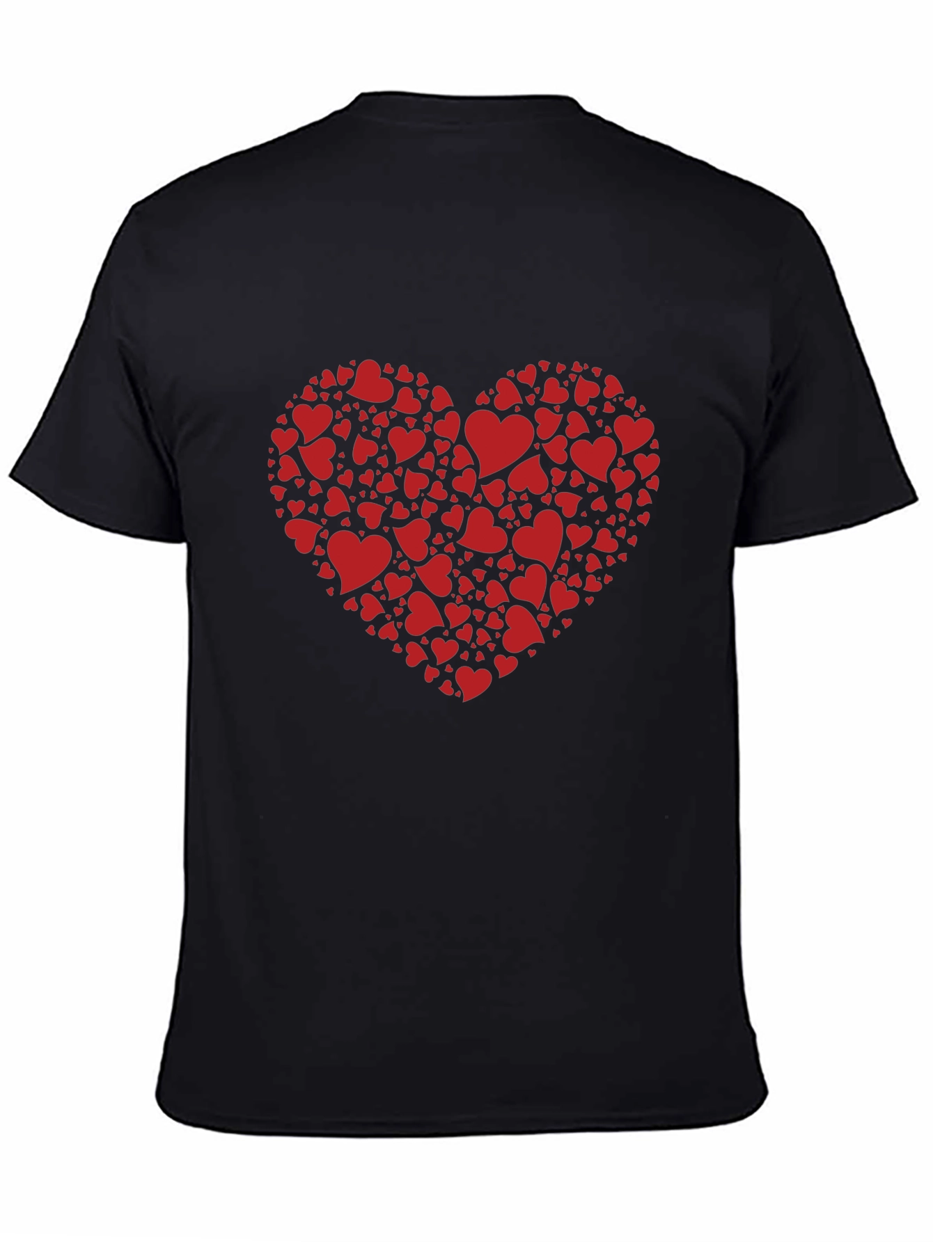 Black Heart of Hearts Black Graphic Tee view 4