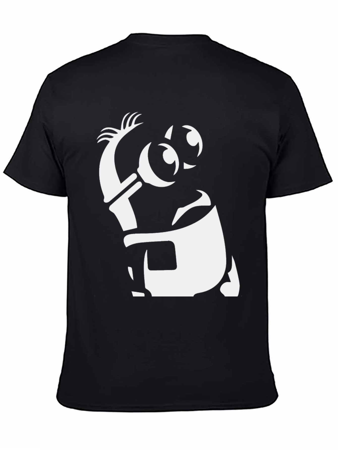 Black Cartoon Graphic T-Shirt view 4
