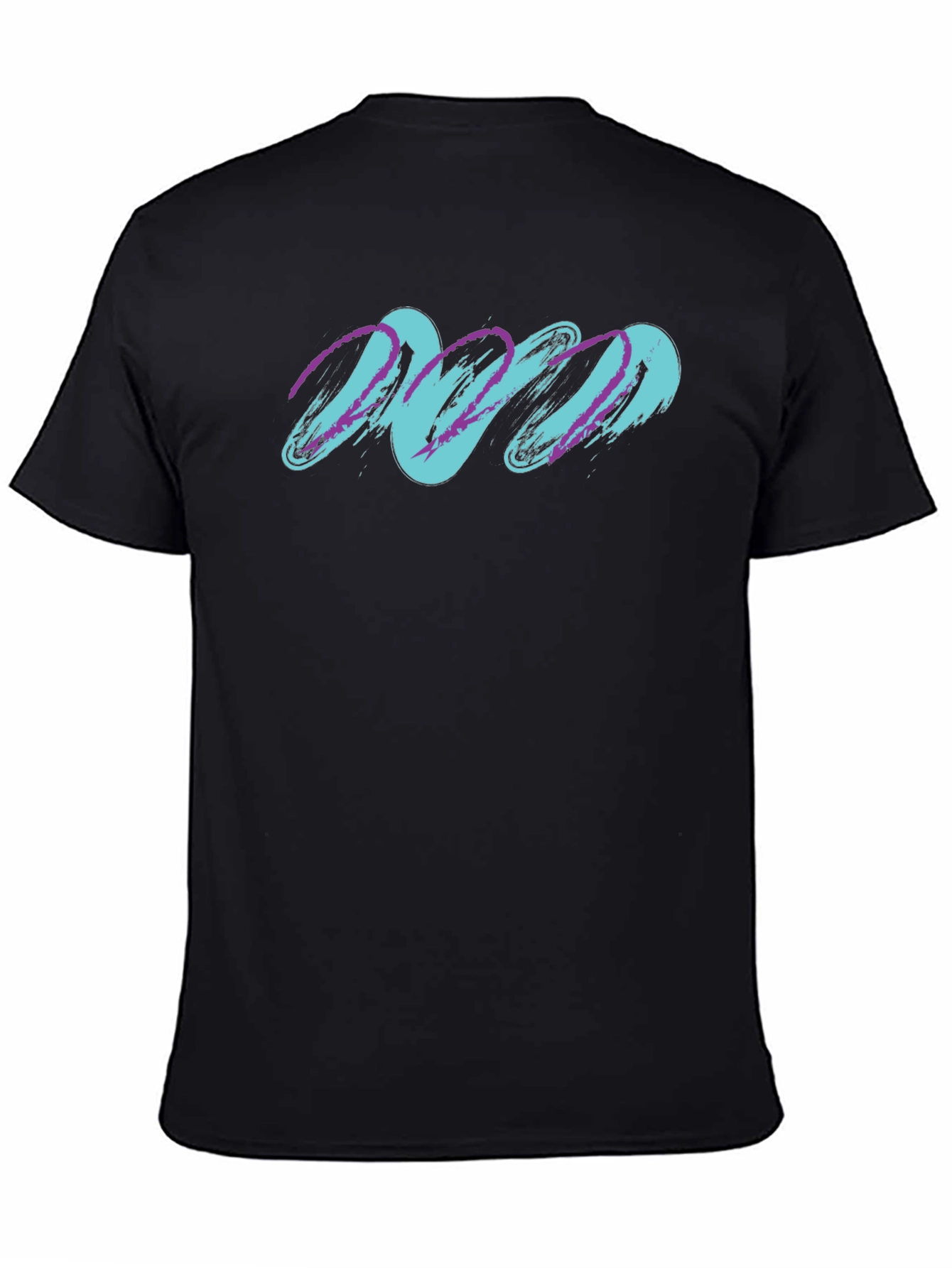 Black 90's Throwback T-Shirt view 4