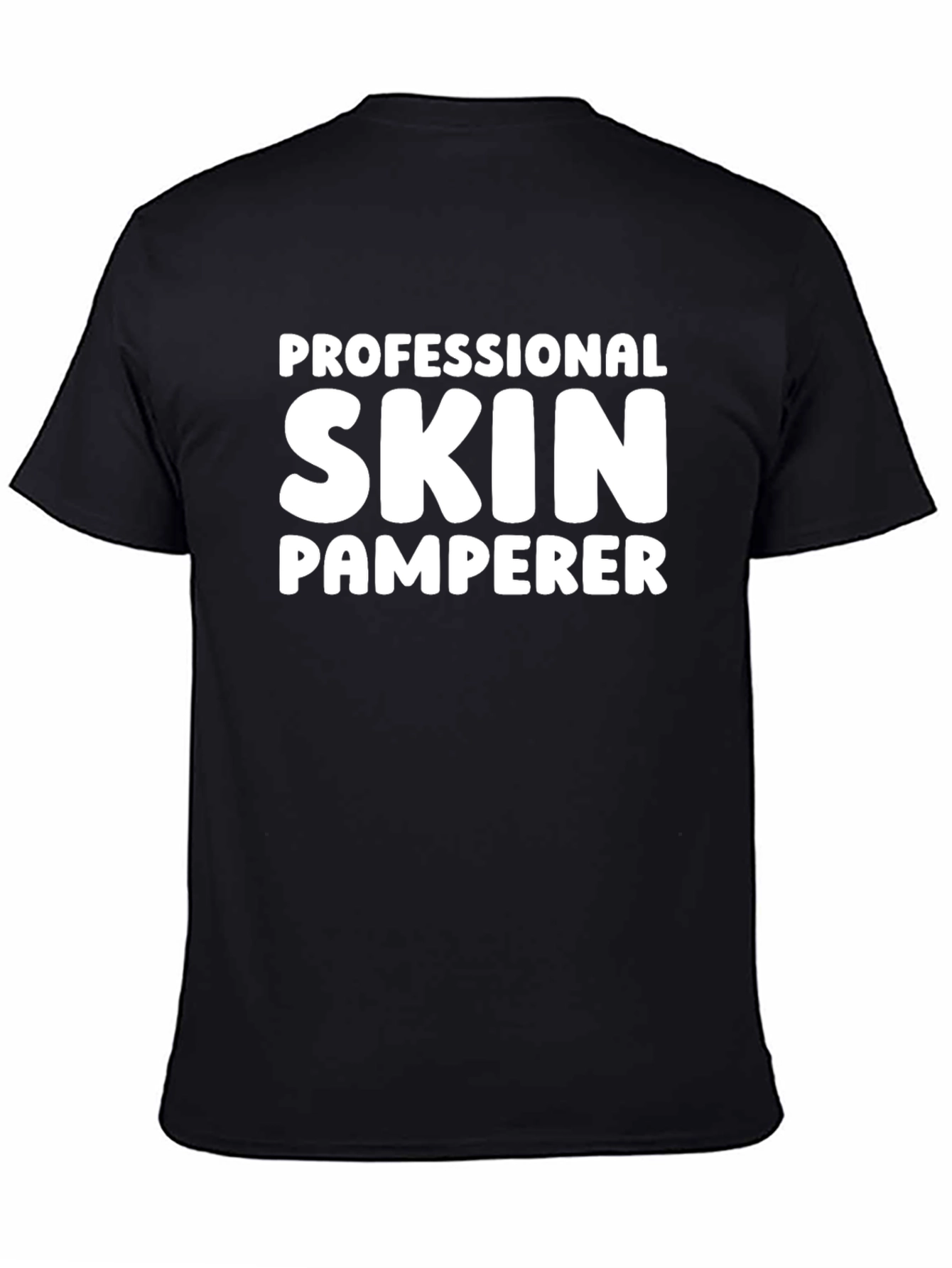 Black Professional Skin Pamperer Graphic Tee view 4