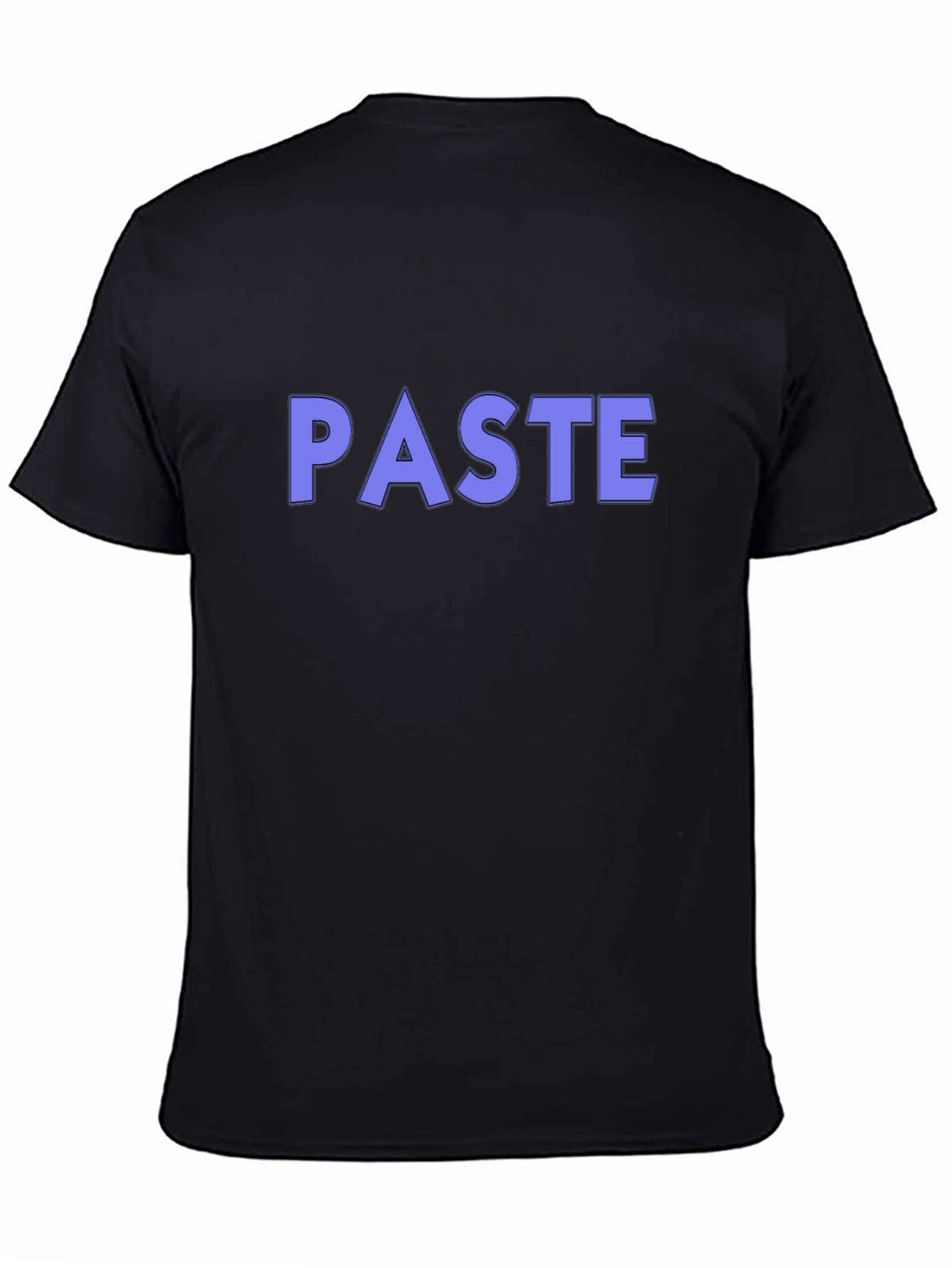 Black Paste Graphic T-Shirt -  Trendy Casual Wear view 4