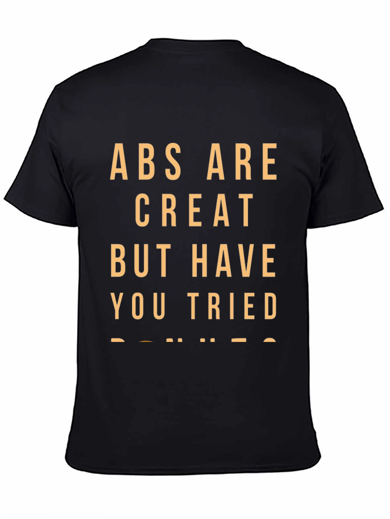 Black Abs are Great T-Shirt Funny Novelty Gym Tee view 4