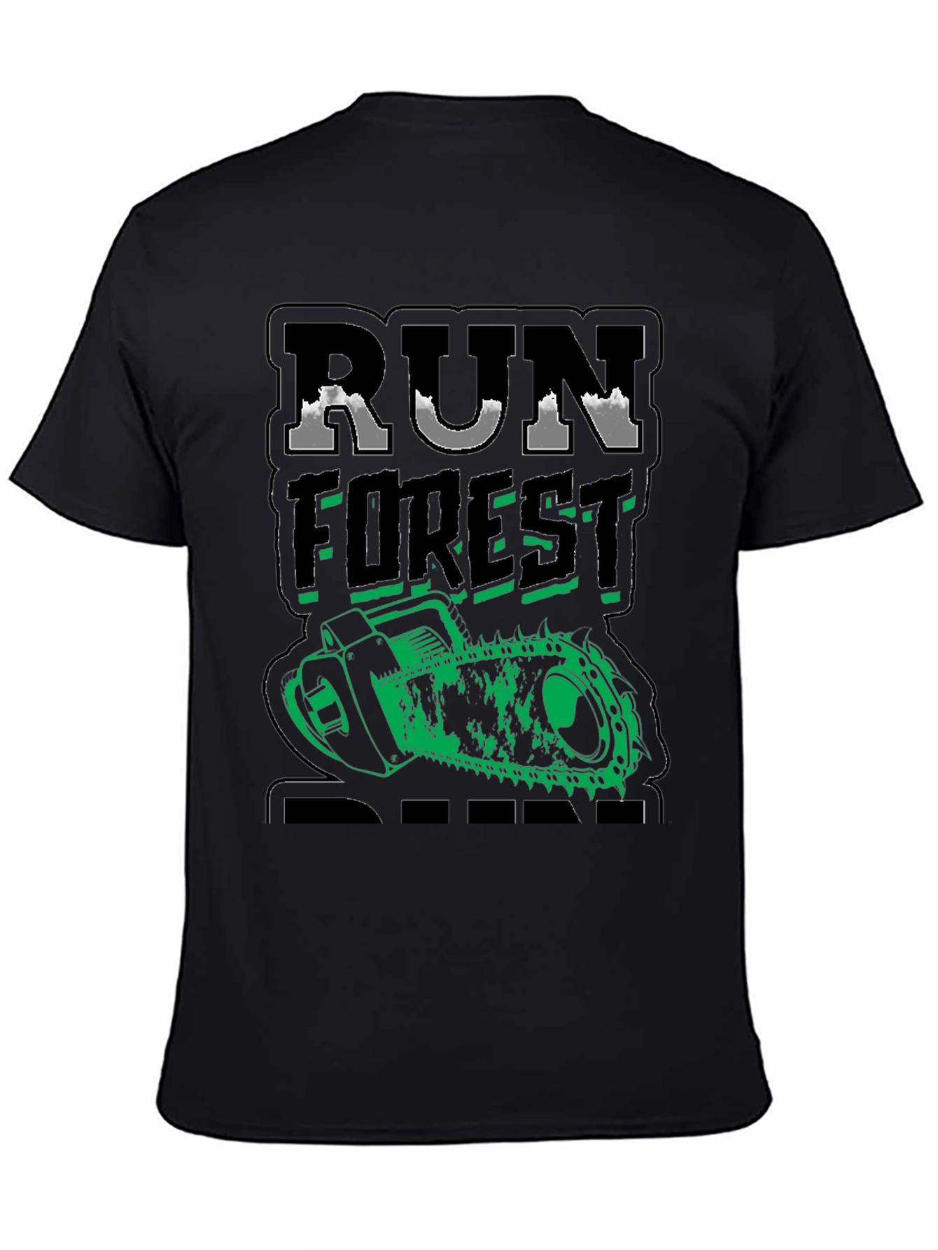 Black Run Forest Run Graphic Tee view 4