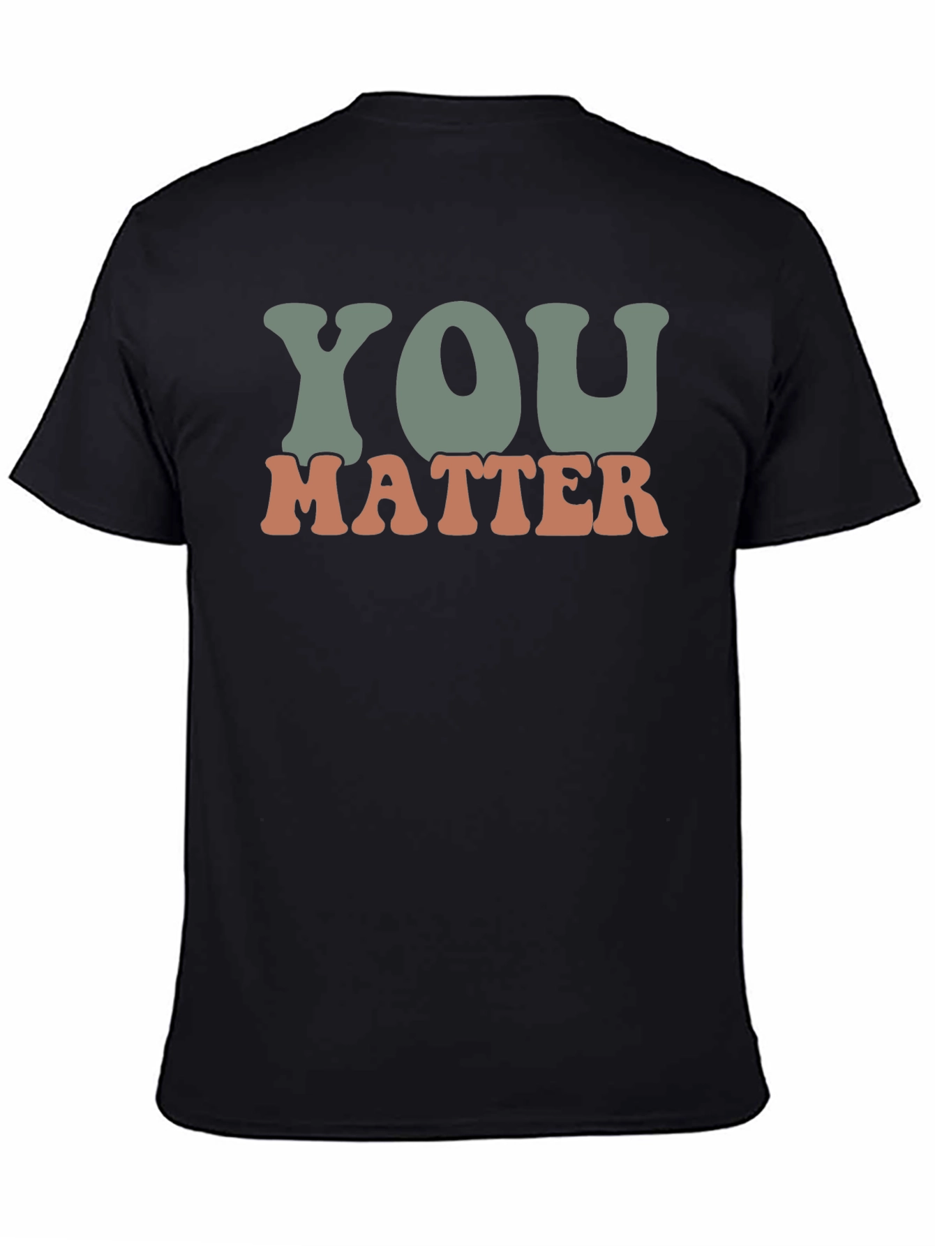 Black You Matter Graphic Tee - Positive Message T-Shirt view 4