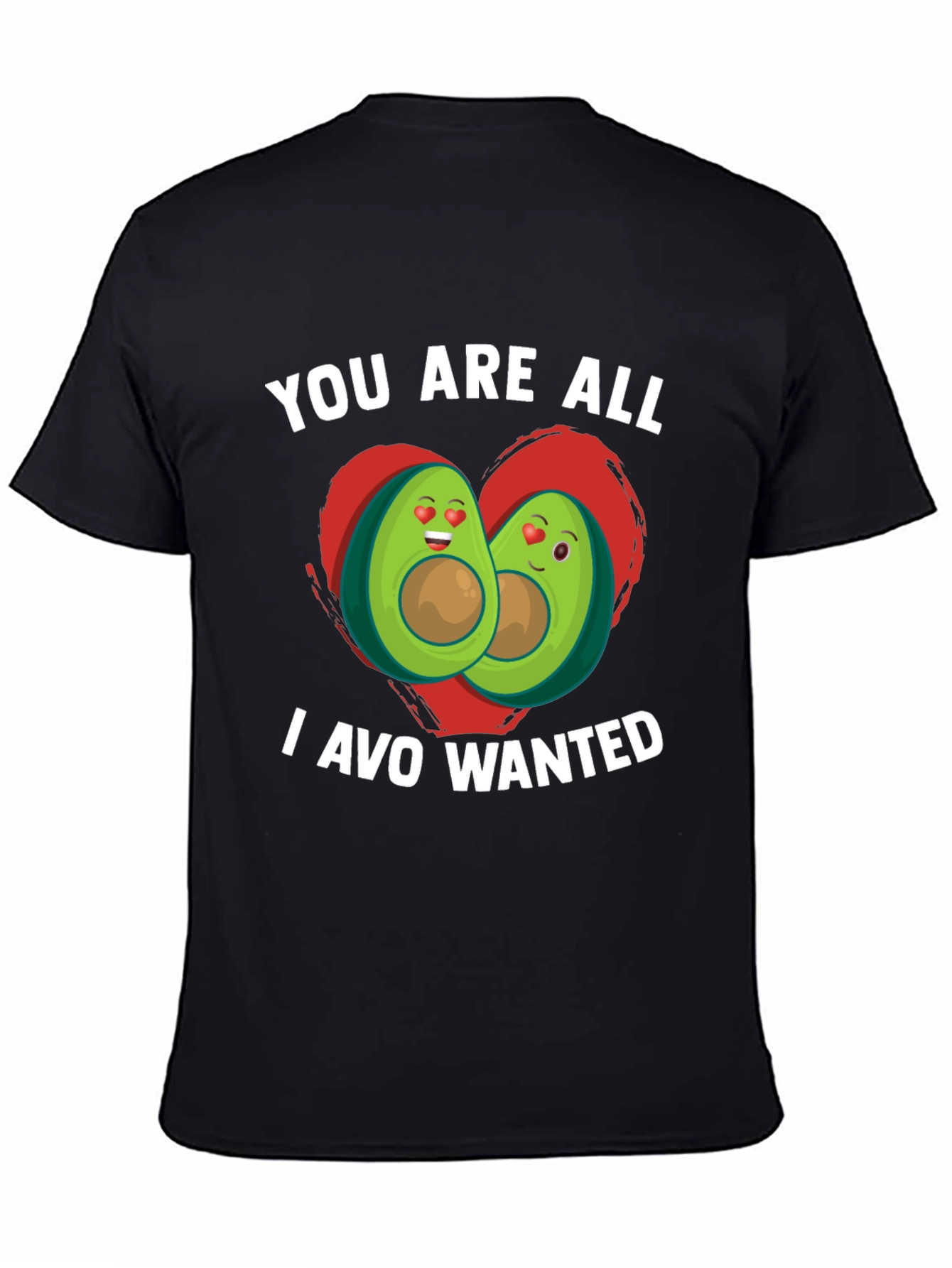 Black Avocado Love Graphic T-Shirt view 4