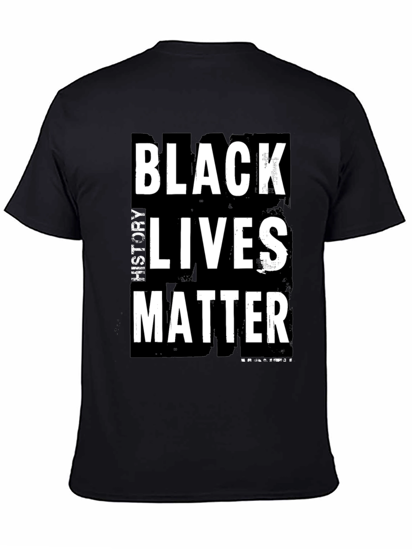 Black Black History Lives Matter Graphic T-Shirt view 4