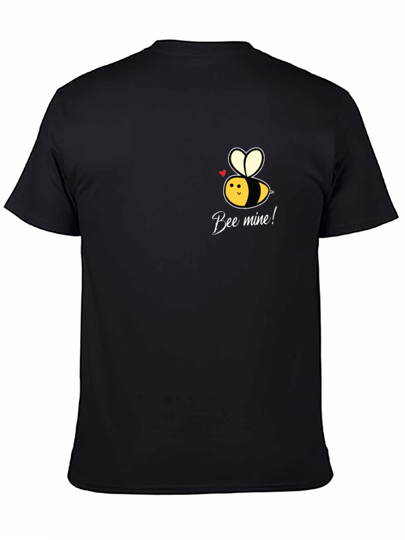 Black Bee Mine! Black Graphic Tee - Men's Short Sleeve Crew Neck view 4