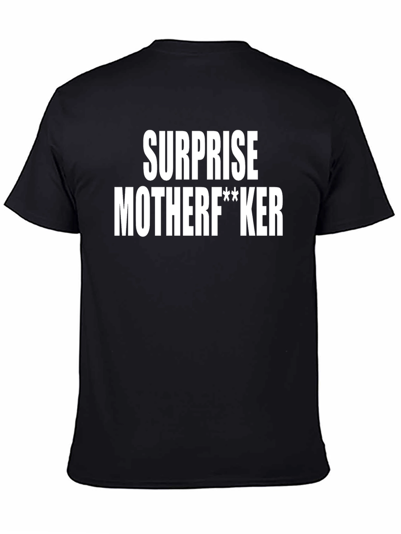 Black Surprise Motherf**ker Graphic Tee view 4