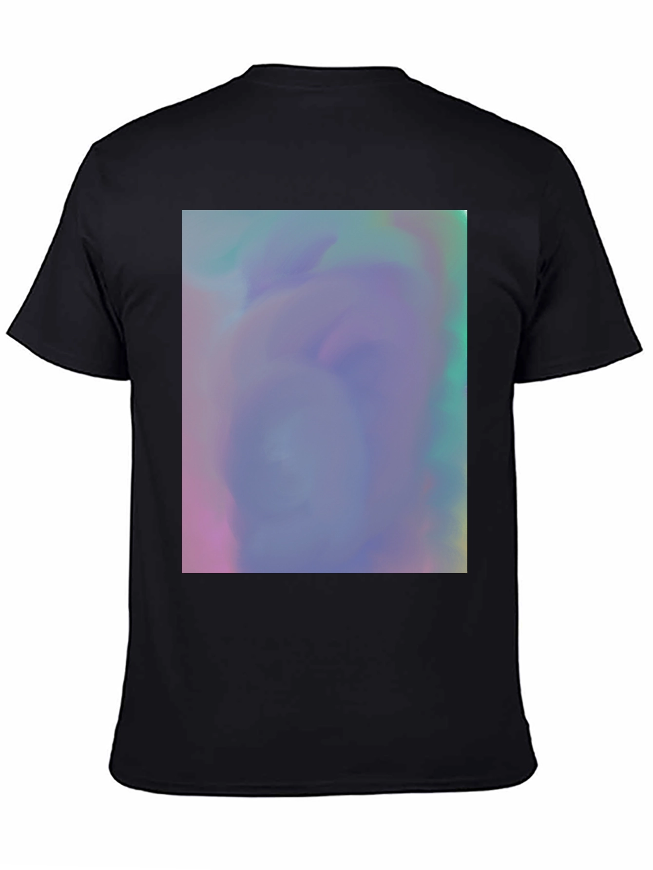 Black Vaporwave Dreamscape Graphic Tee - Soft Cotton Blend view 4