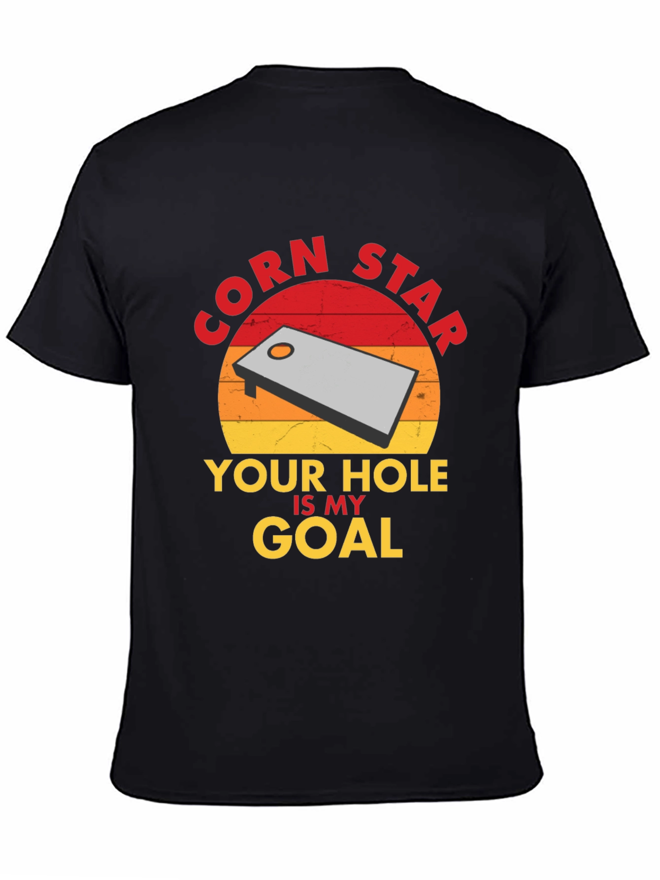 Black Corn Star T-Shirt - Your Hole Is My Goal! view 4