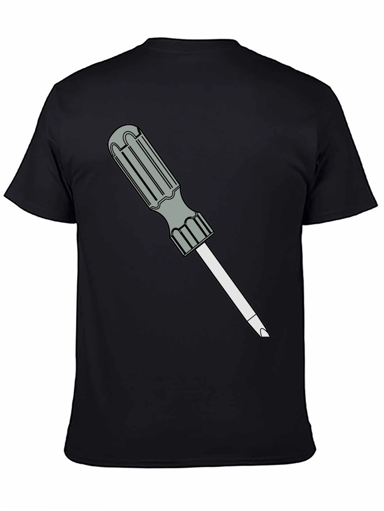 Black Screwdriver Graphic Black T-Shirt view 4