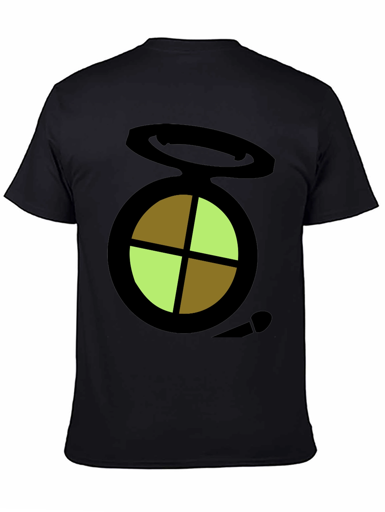 Black Makeup Palette Graphic Tee - Eye Shadow Artist T-Shirt view 4