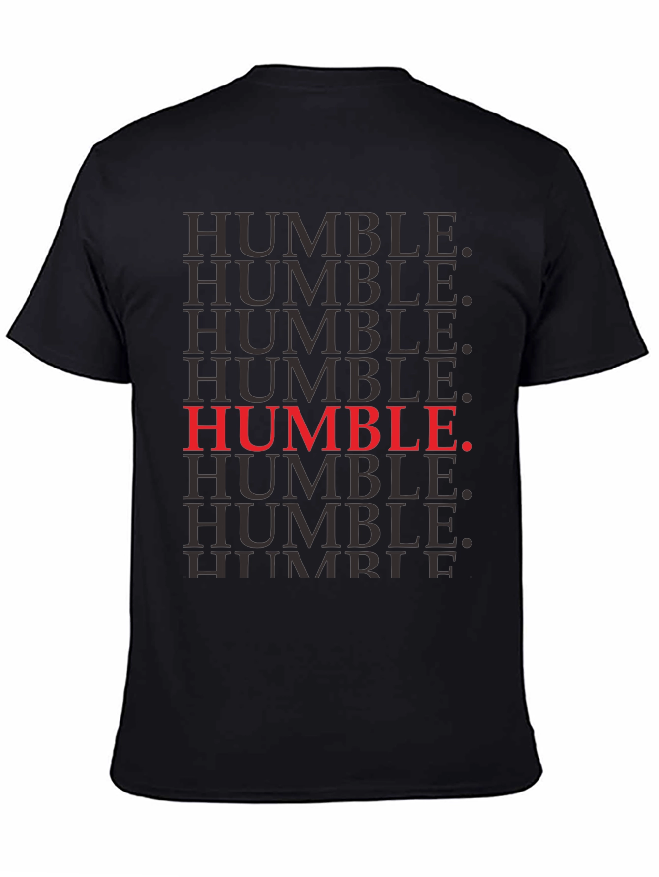 Black Humble Graphic T-Shirt - Soft Cotton Blend view 4