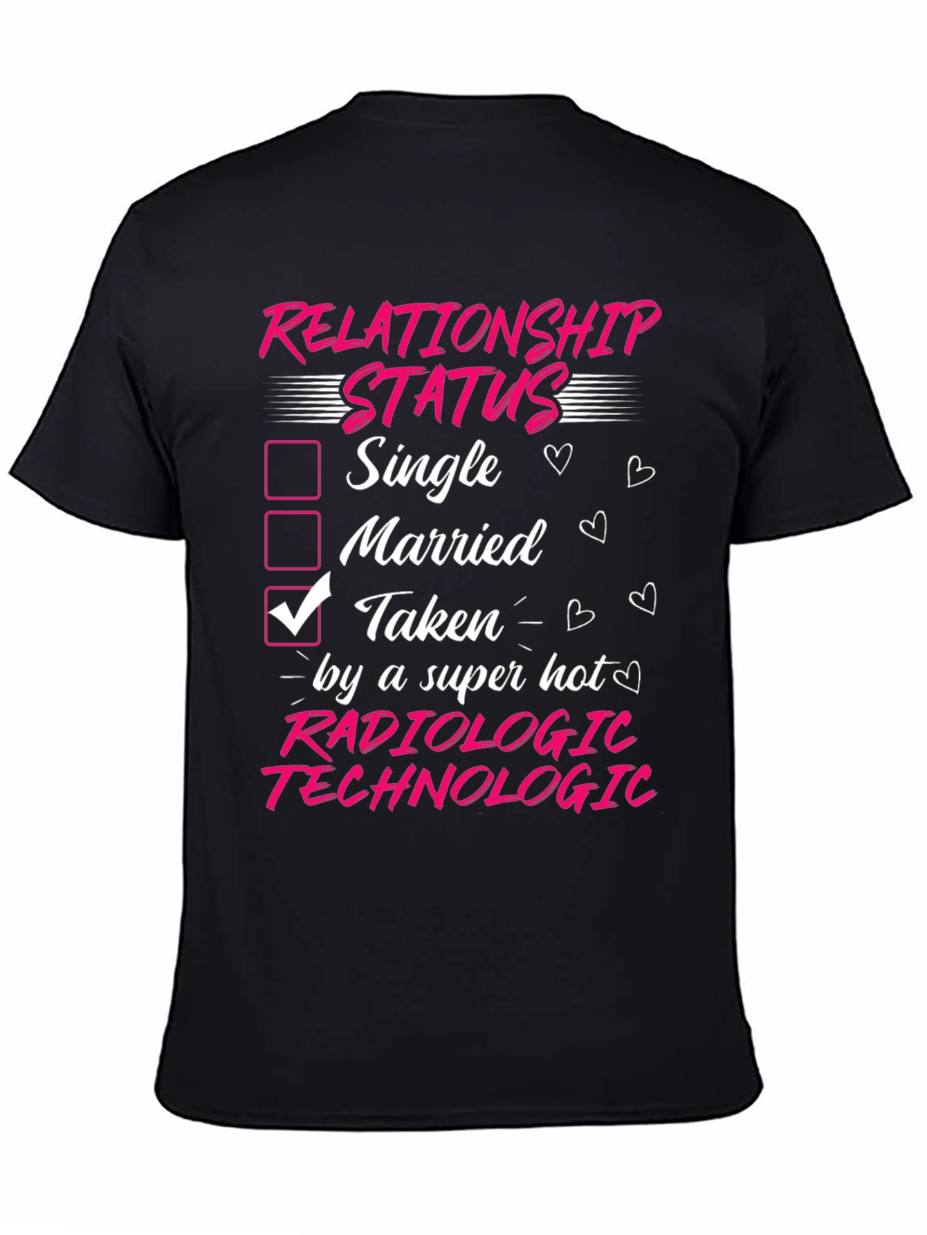 Black Radiologic Technologist Taken T-Shirt view 4
