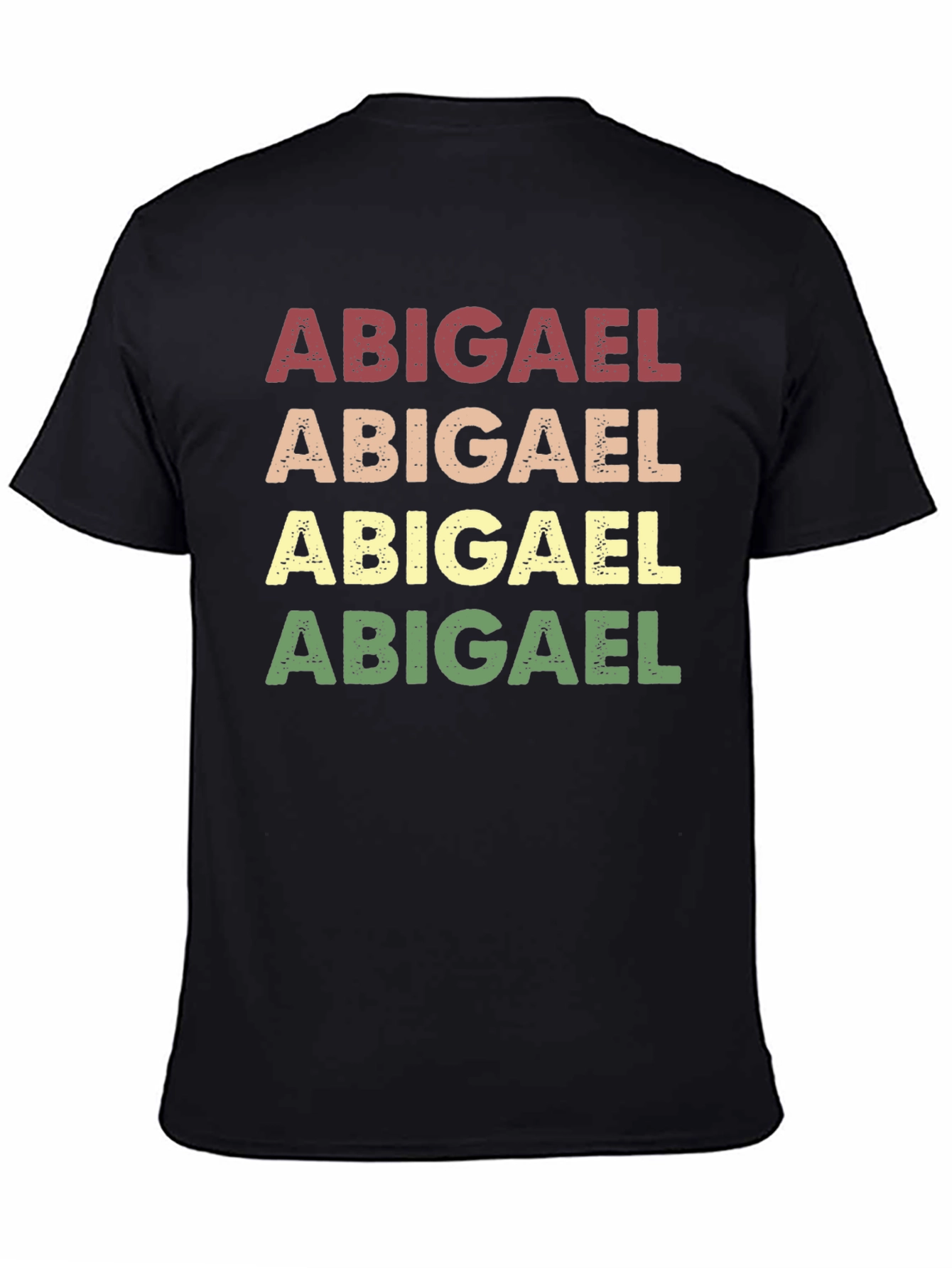 Black Abigael Retro Style T-Shirt view 4