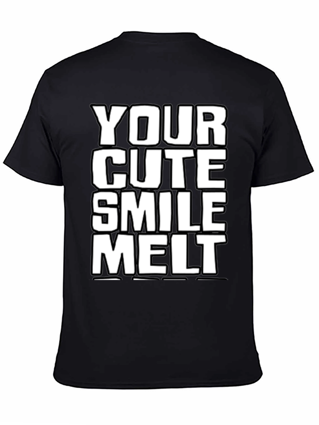 Black Your Cute Smile Melt T-Shirt view 4